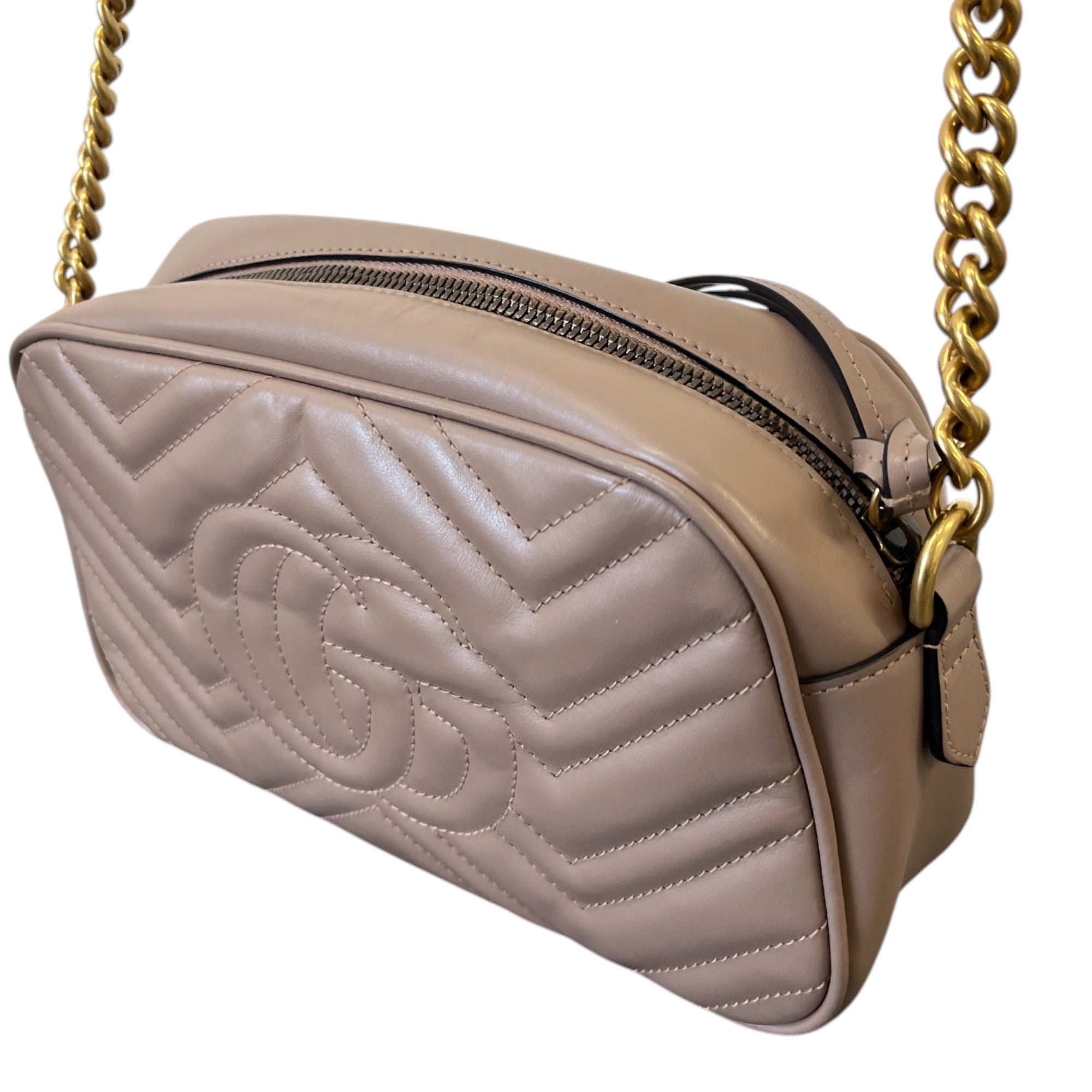 Women's Gg Marmont Camera Handbag Nude