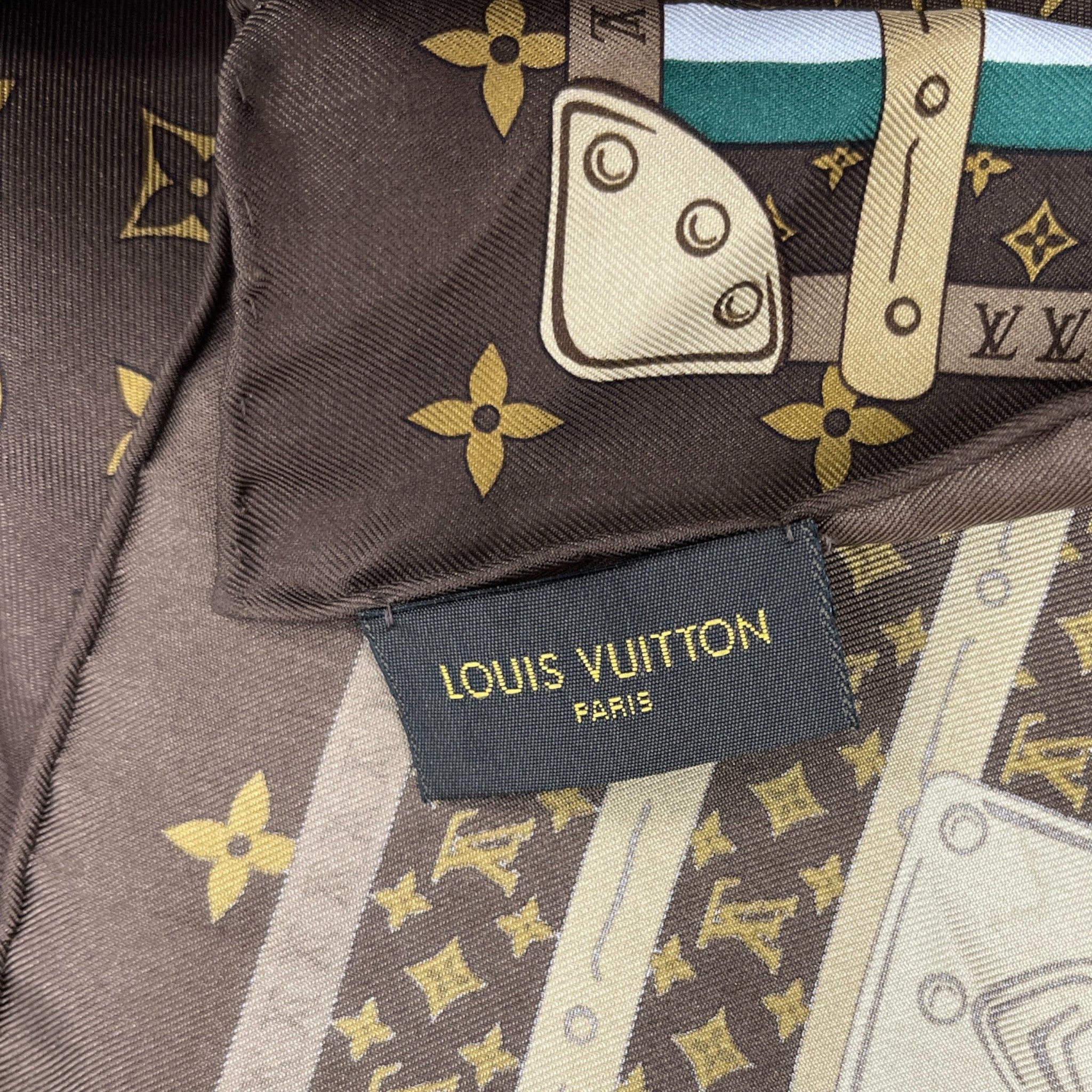 Women's Monogram Trunks Scarf Brown