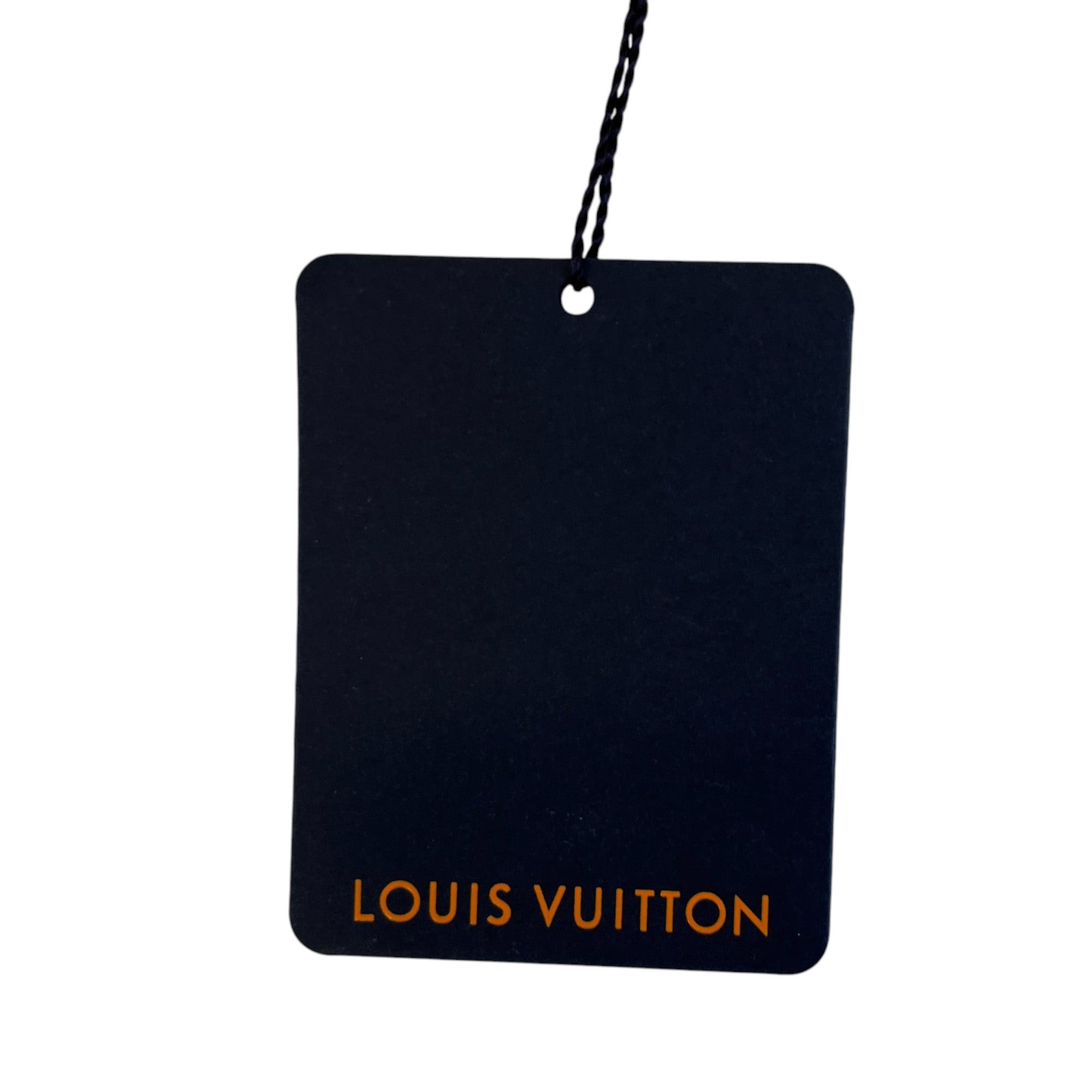 Men's Lv Embroidered Pendant Logo T-Shirt White Size L