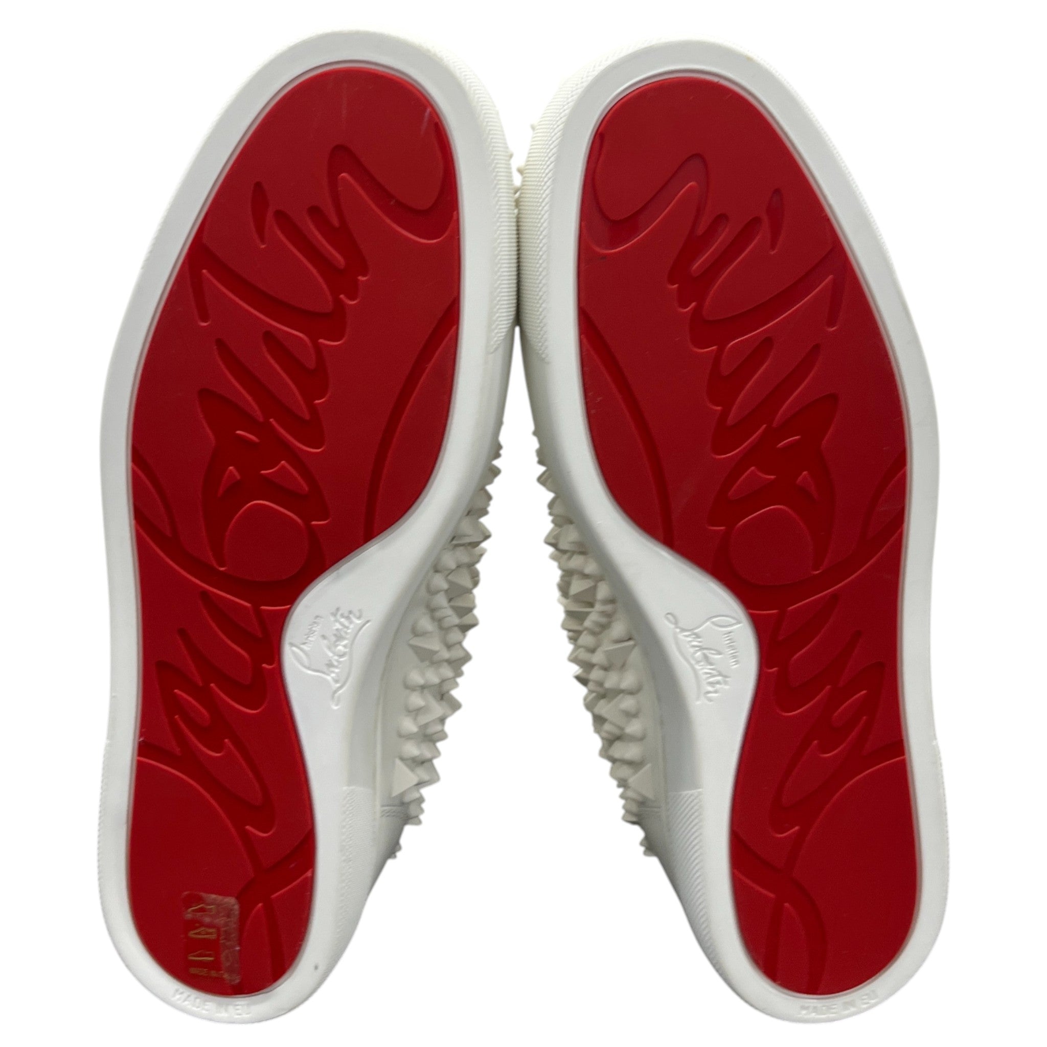 Men's Louis Pik Pik Flat High Trainers White Size EU 40 / UK 6