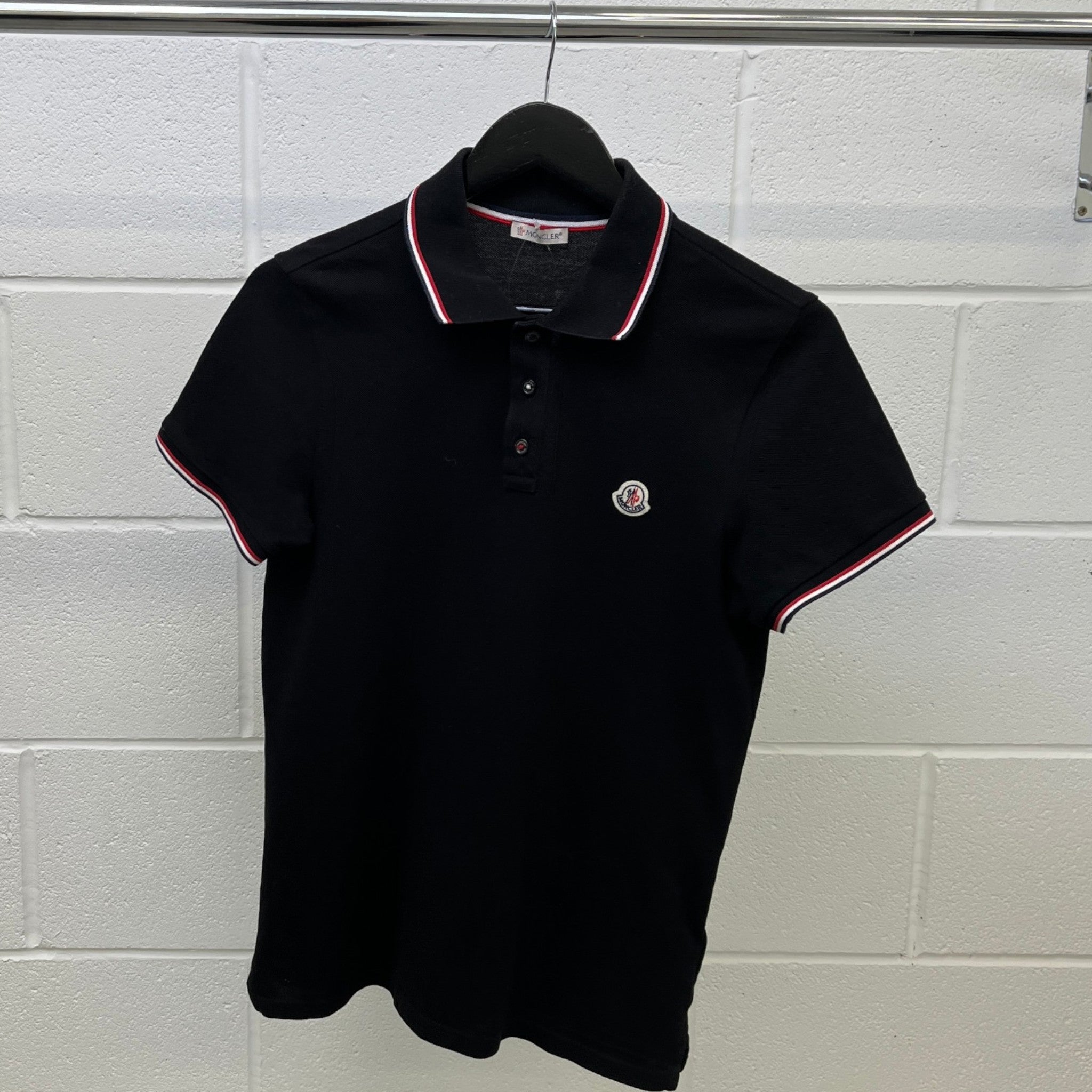 Men's Maglia Polo Shirt Black Size S