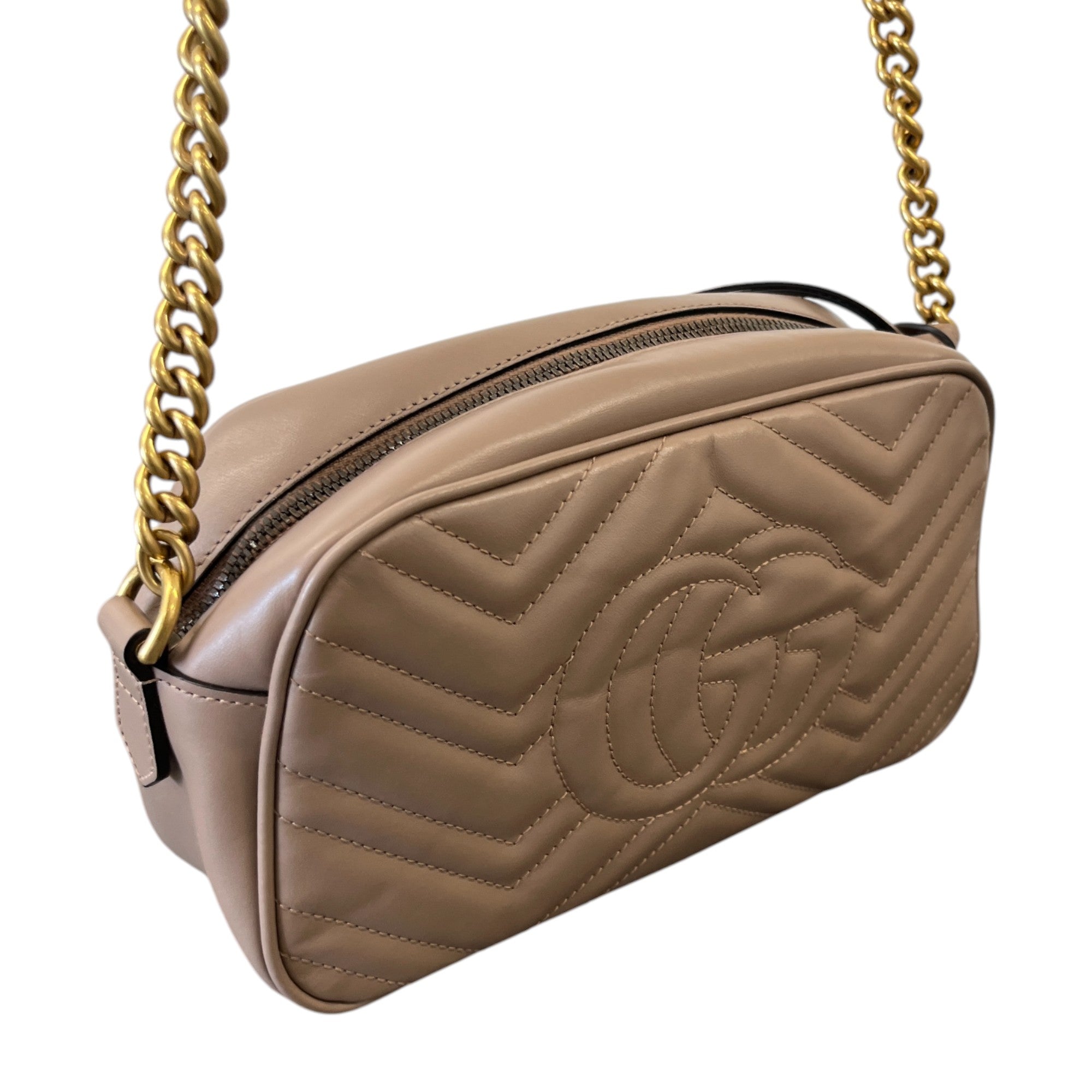 Women's Gg Marmont Camera Handbag Nude