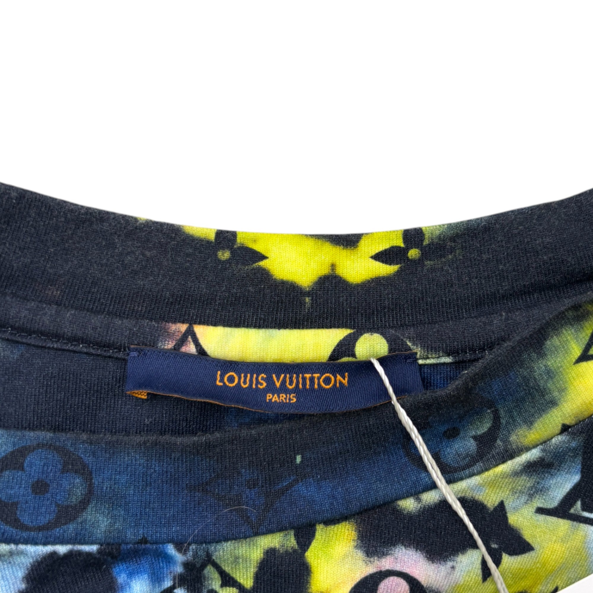 Men's Monogram Tie-Dye T-Shirt Multi-Coloured Size S