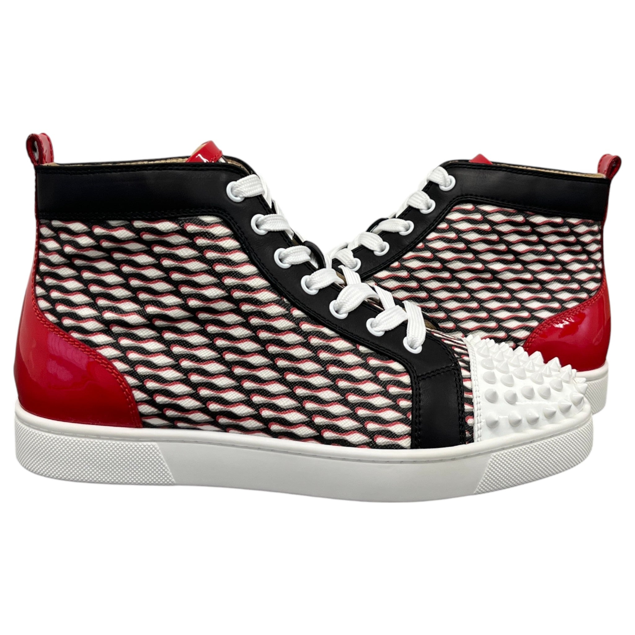 Men's Louis Flat Spikes High Trainers Black Size EU 40 / UK 6