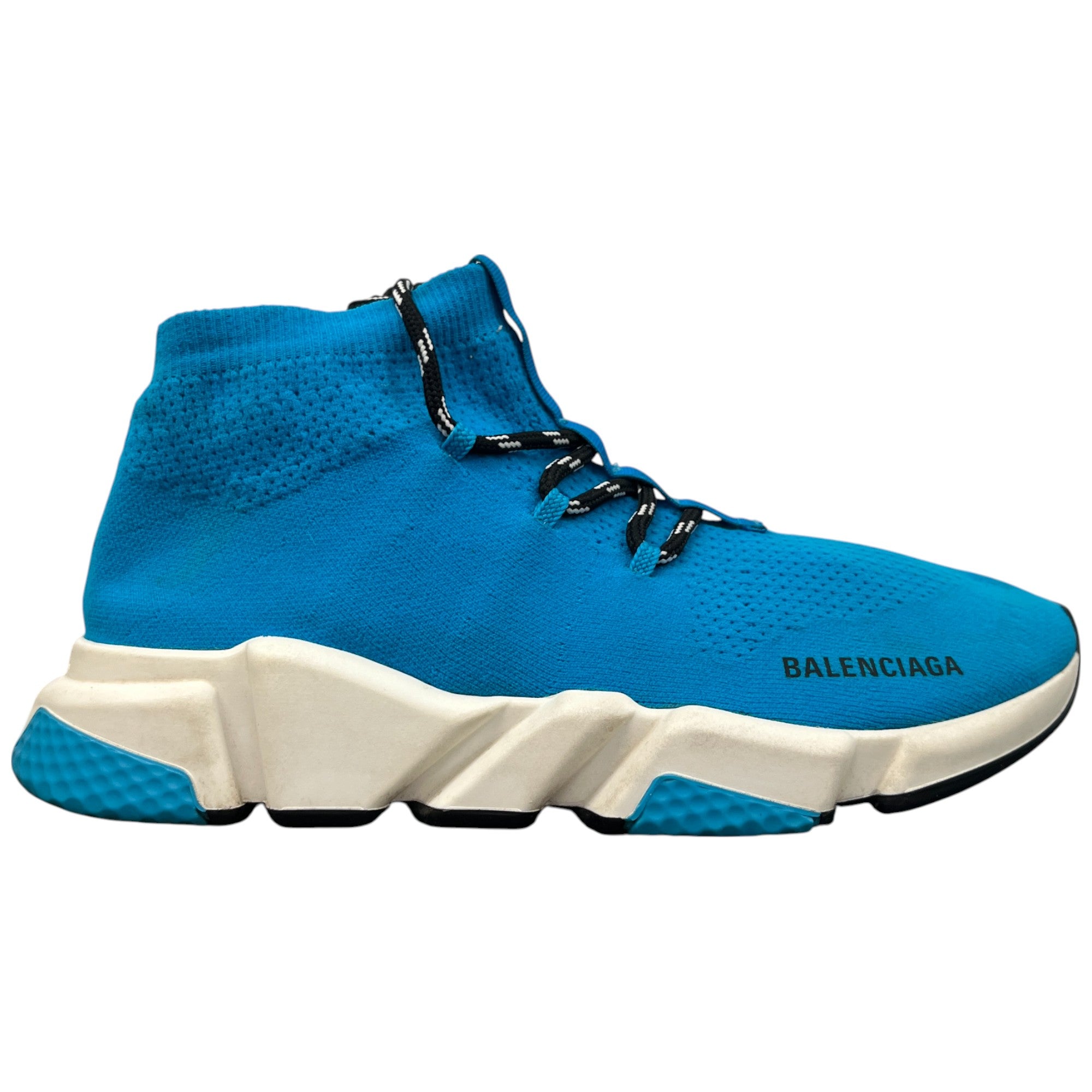 Men's Speed Lace Up High Trainers Blue Size EU 41 / UK 7