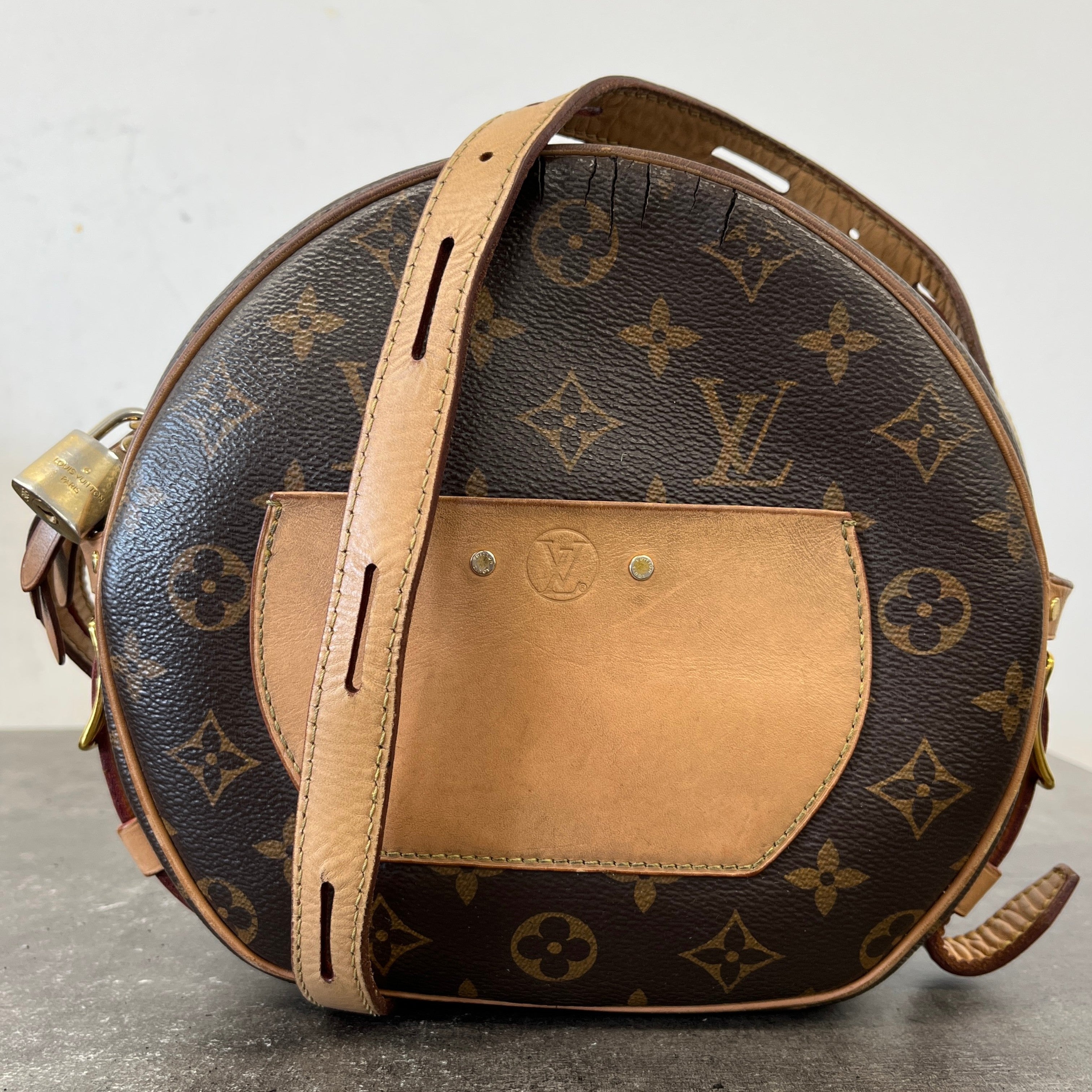 Women's Monogram Boite Chapeau Souple Pm Bag Brown