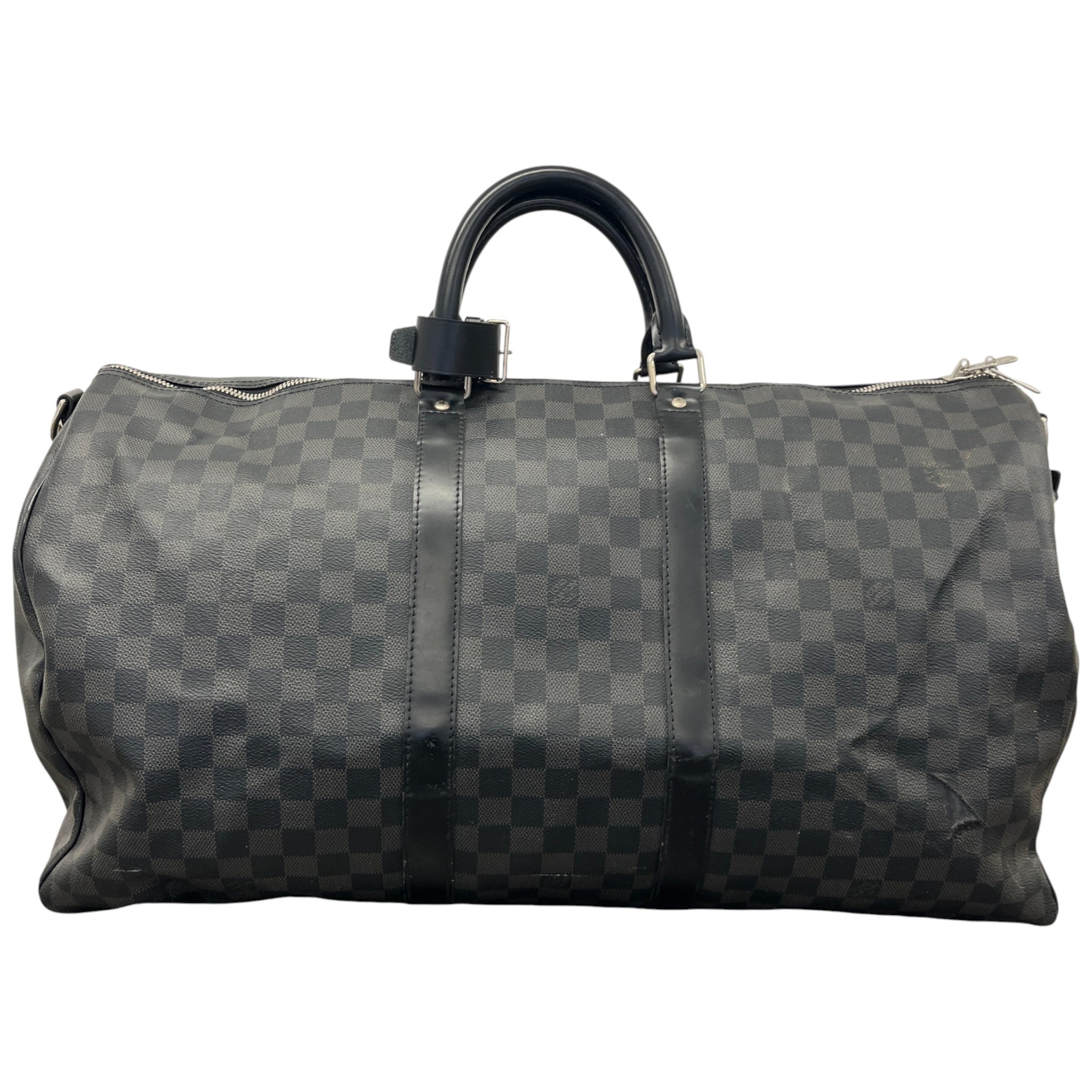 Men's Damier Graphite Keepall Bandoulière 55 Bag Black