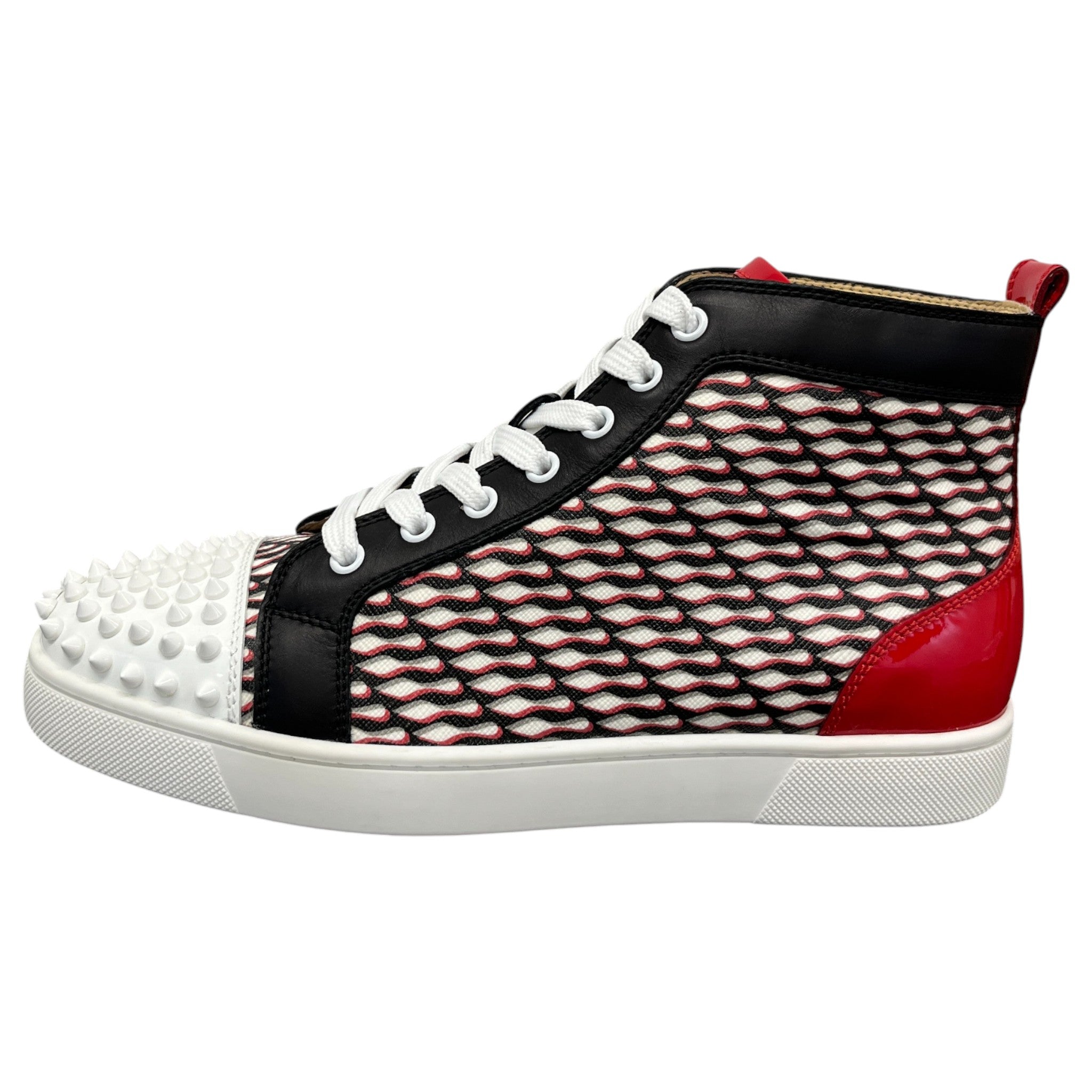 Men's Louis Flat Spikes High Trainers Black Size EU 40 / UK 6