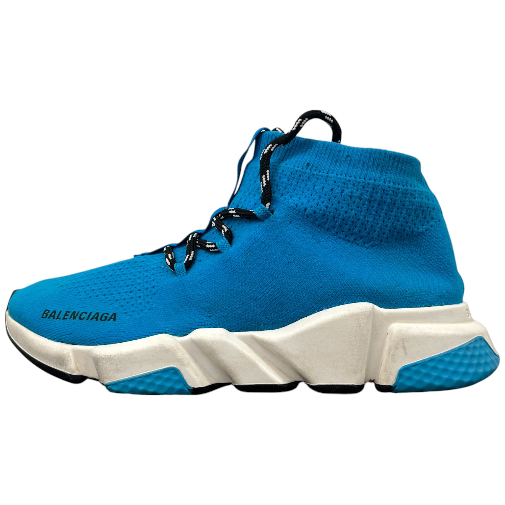 Men's Speed Lace Up High Trainers Blue Size EU 41 / UK 7