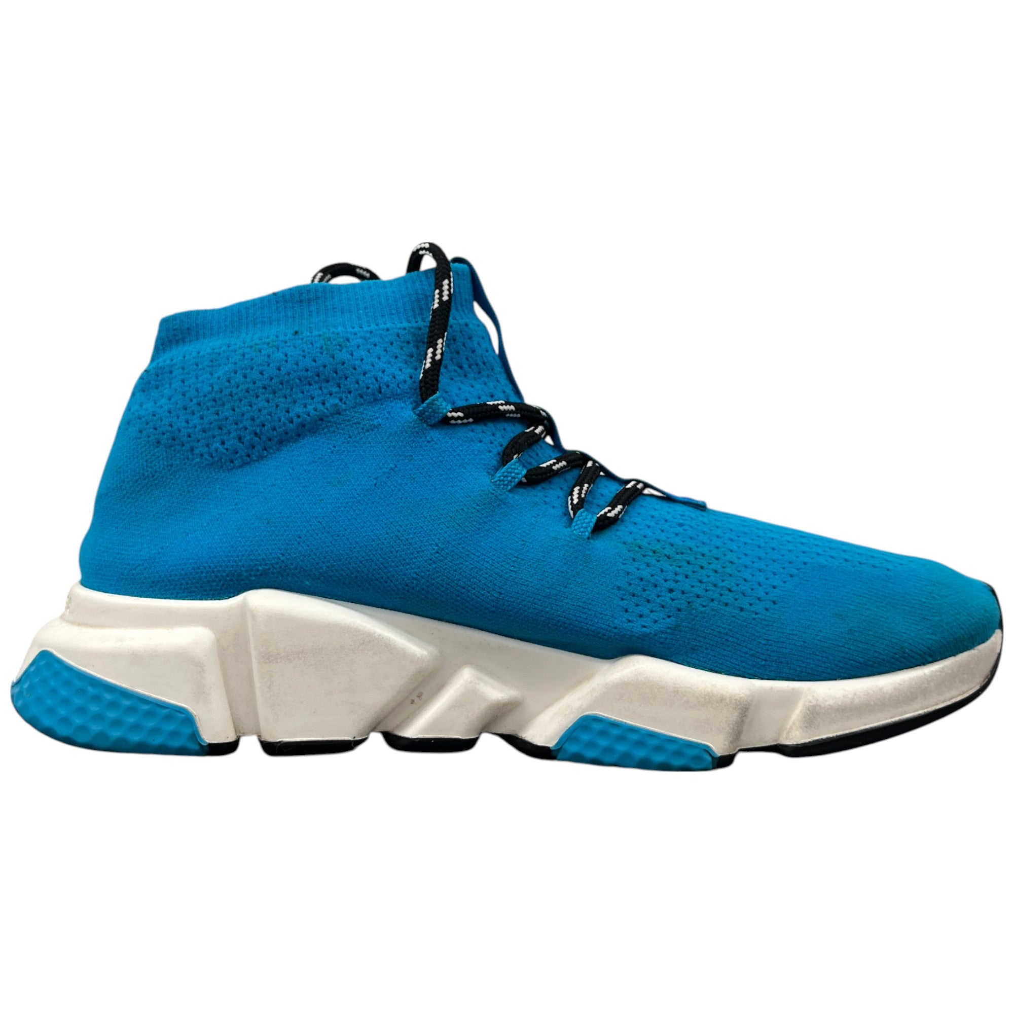 Men's Speed Lace Up High Trainers Blue Size EU 41 / UK 7