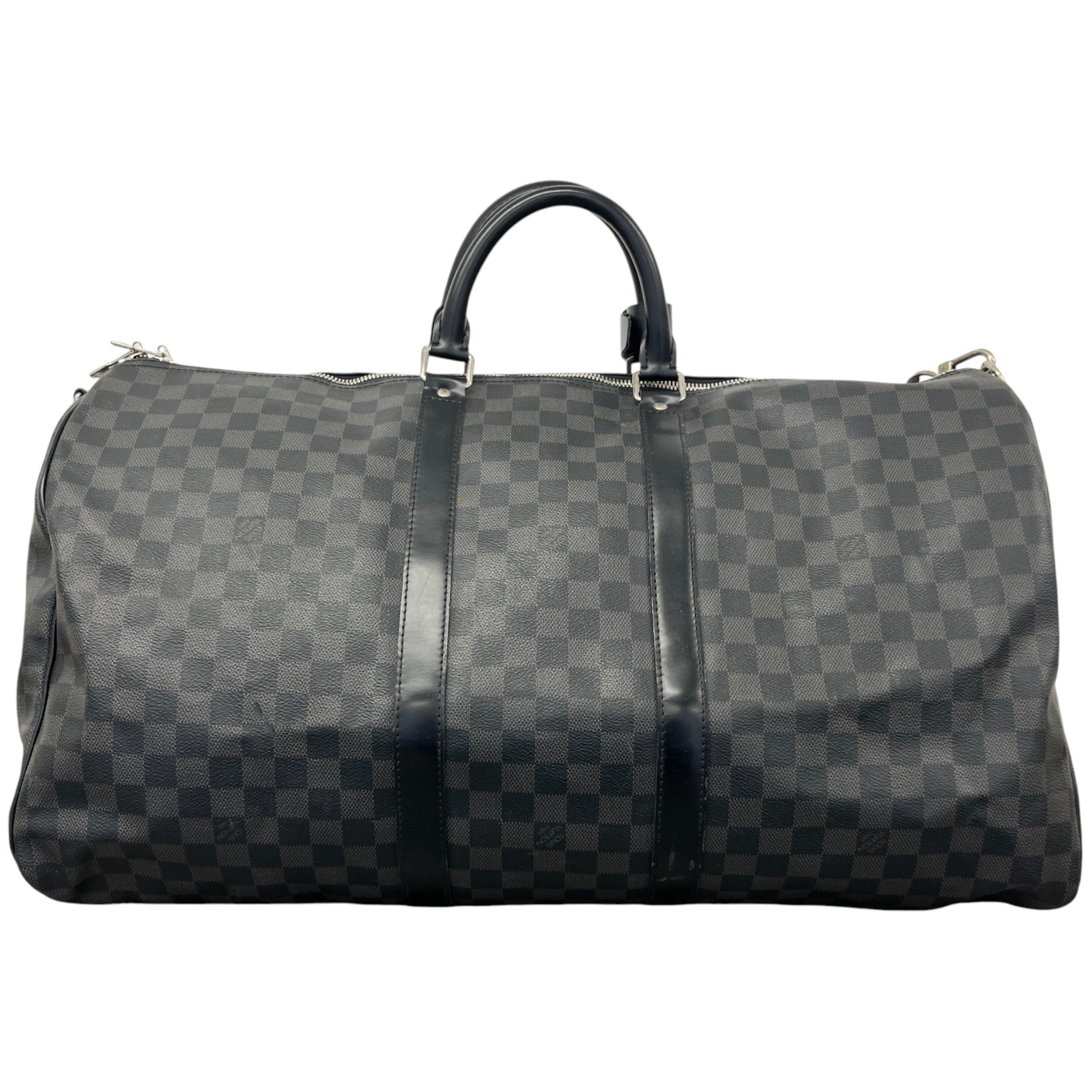 Men's Damier Graphite Keepall Bandoulière 55 Bag Black