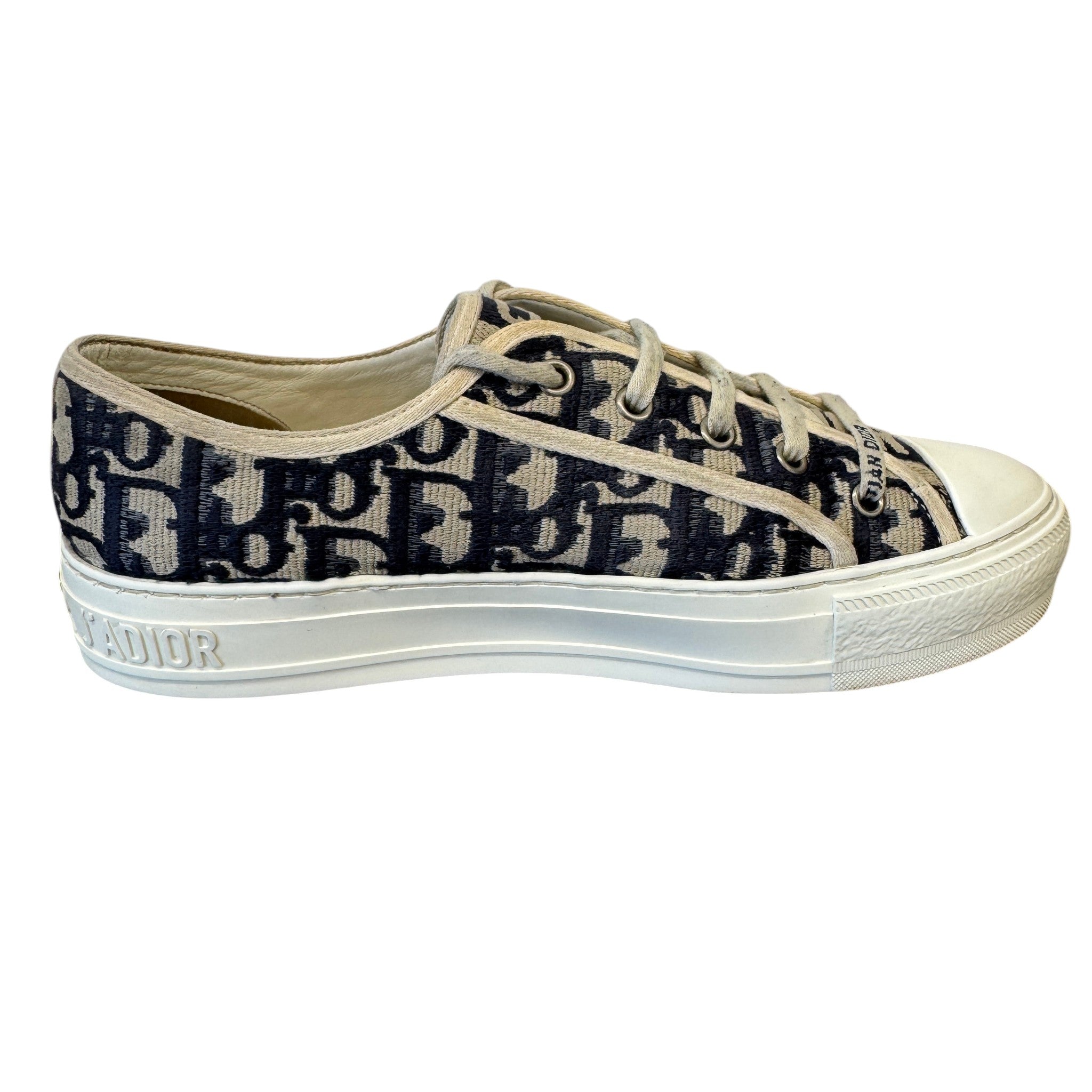 Women's Walk'N'Dior Low Trainers Navy Size EU 38.5 / UK 5.5