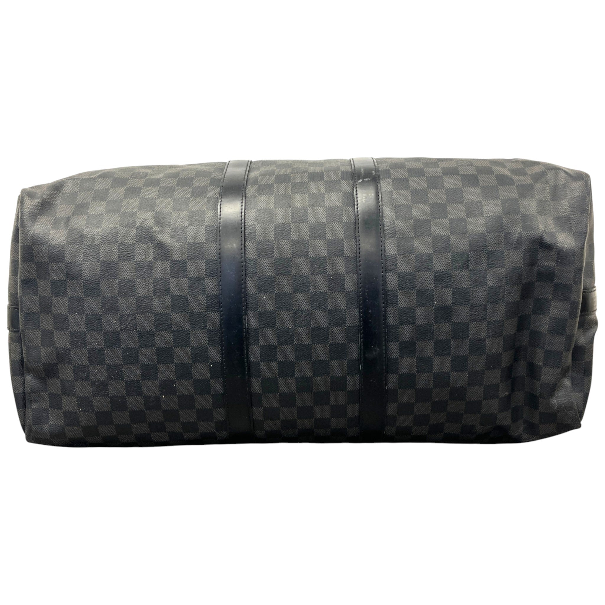 Men's Damier Graphite Keepall Bandoulière 55 Bag Black