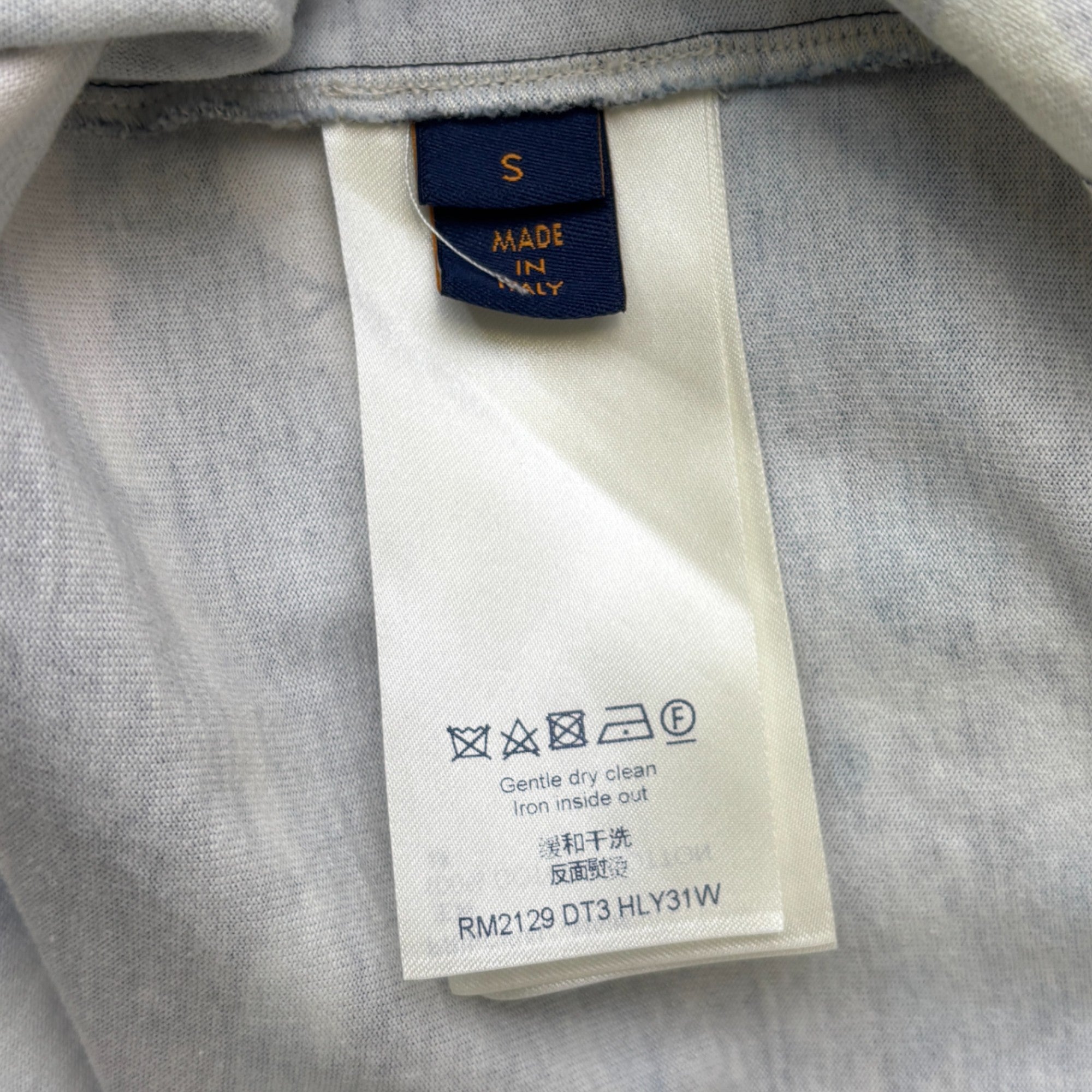 Men's Monogram Tie-Dye T-Shirt Multi-Coloured Size S