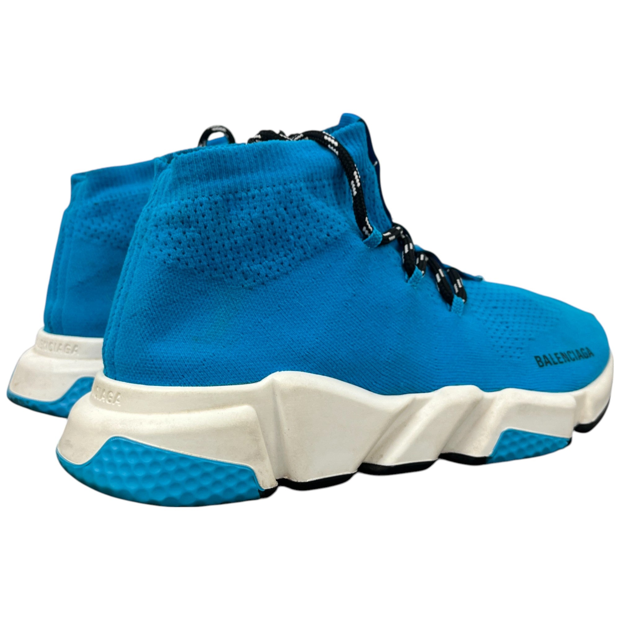 Men's Speed Lace Up High Trainers Blue Size EU 41 / UK 7