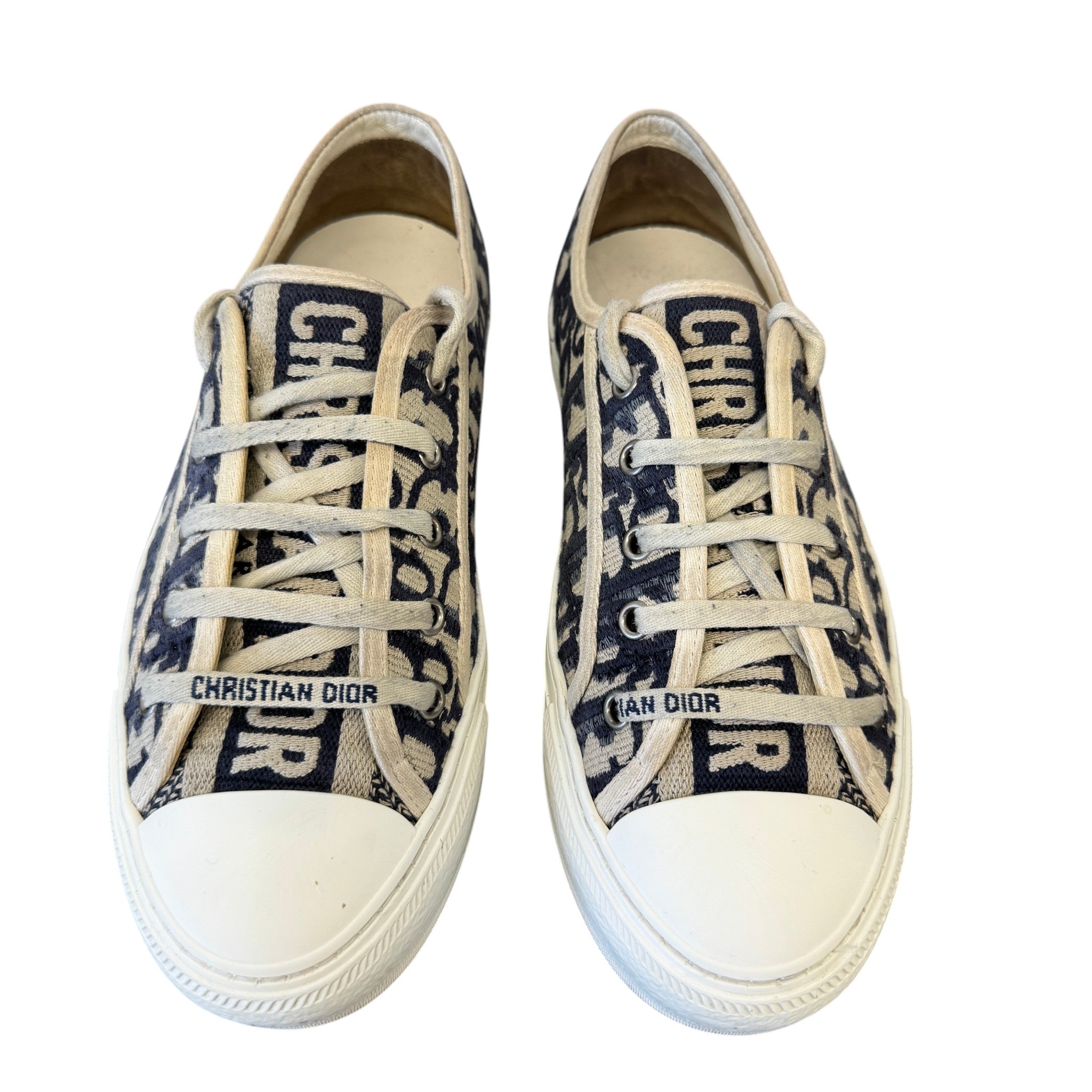 Women's Walk'N'Dior Low Trainers Navy Size EU 38.5 / UK 5.5