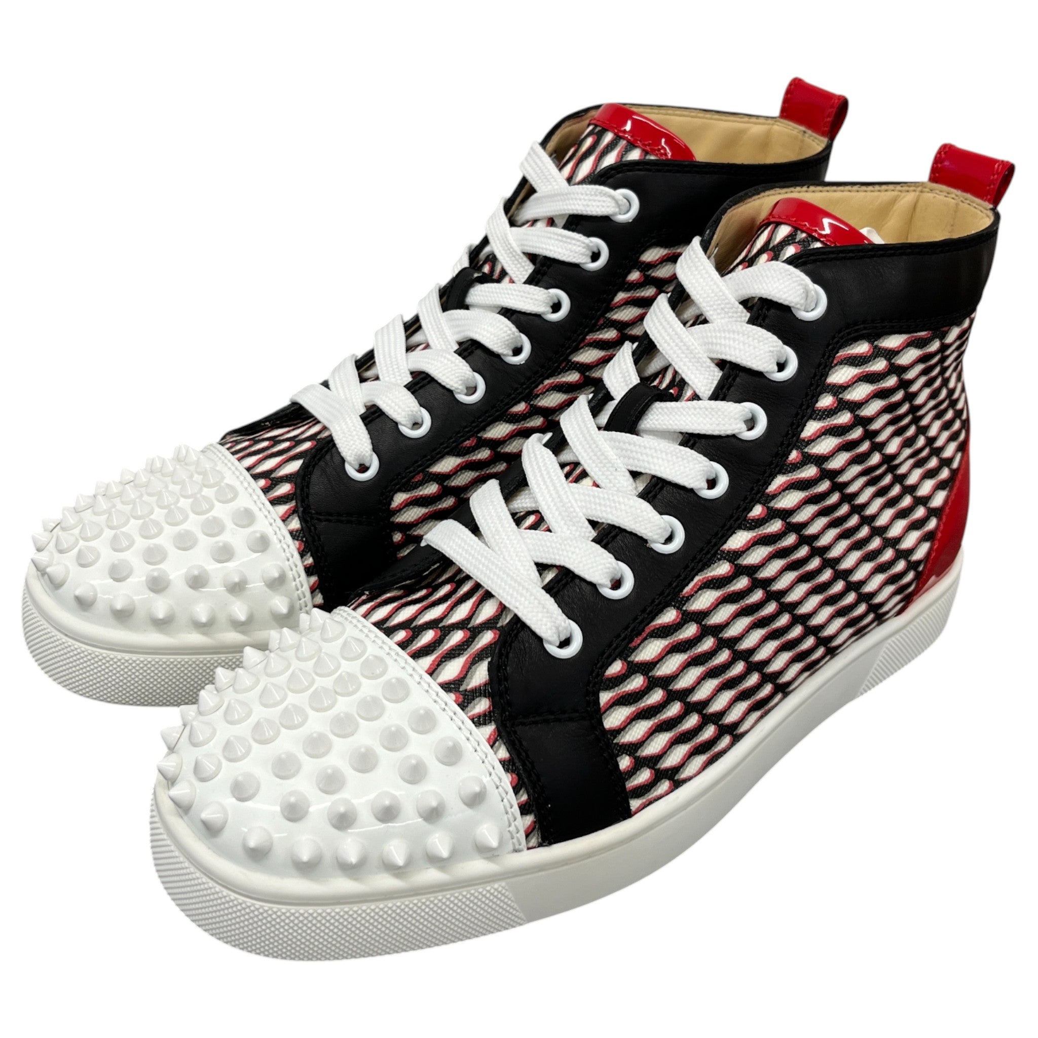 Men's Louis Flat Spikes High Trainers Black Size EU 40 / UK 6