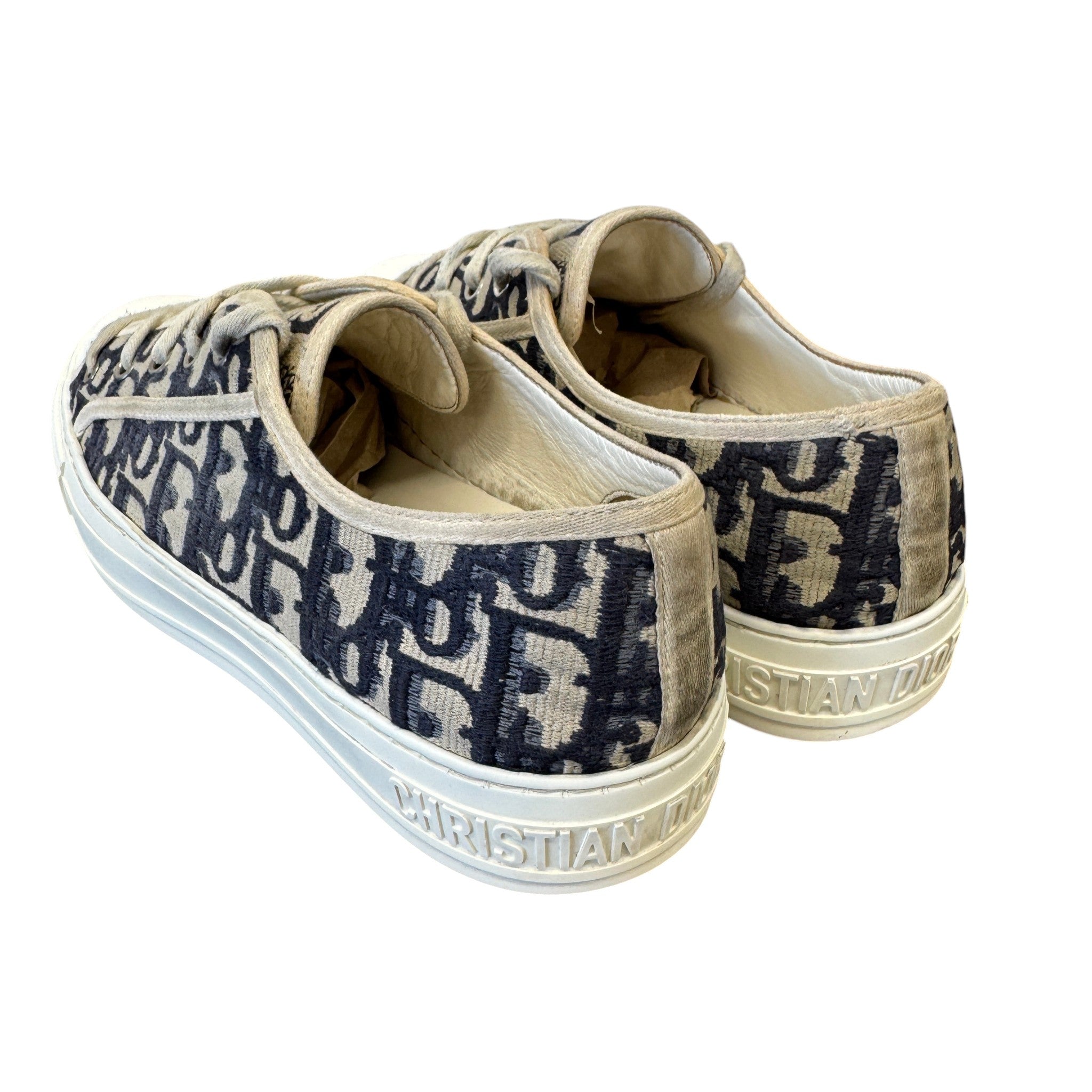 Women's Walk'N'Dior Low Trainers Navy Size EU 38.5 / UK 5.5