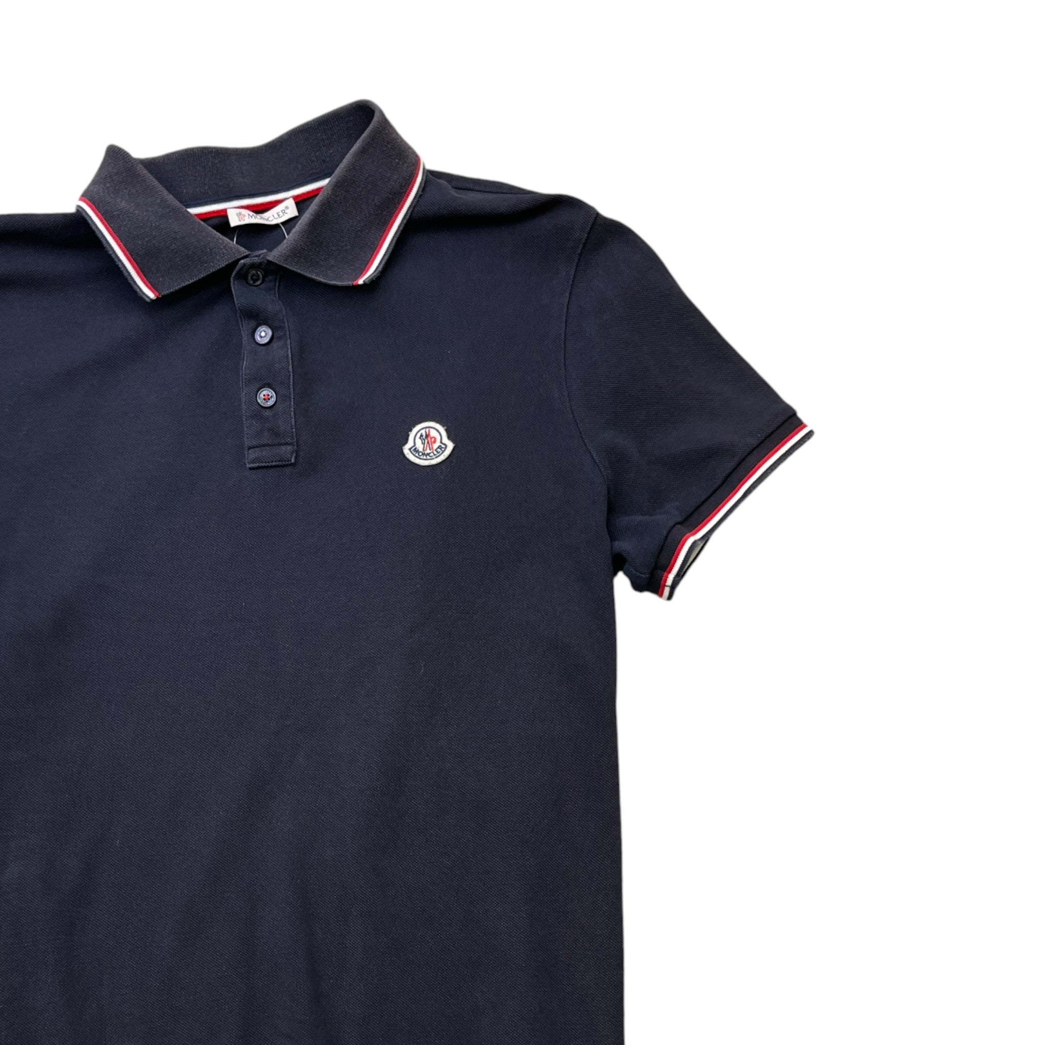 Men's Maglia Manica Corta Polo Shirt Navy Size M