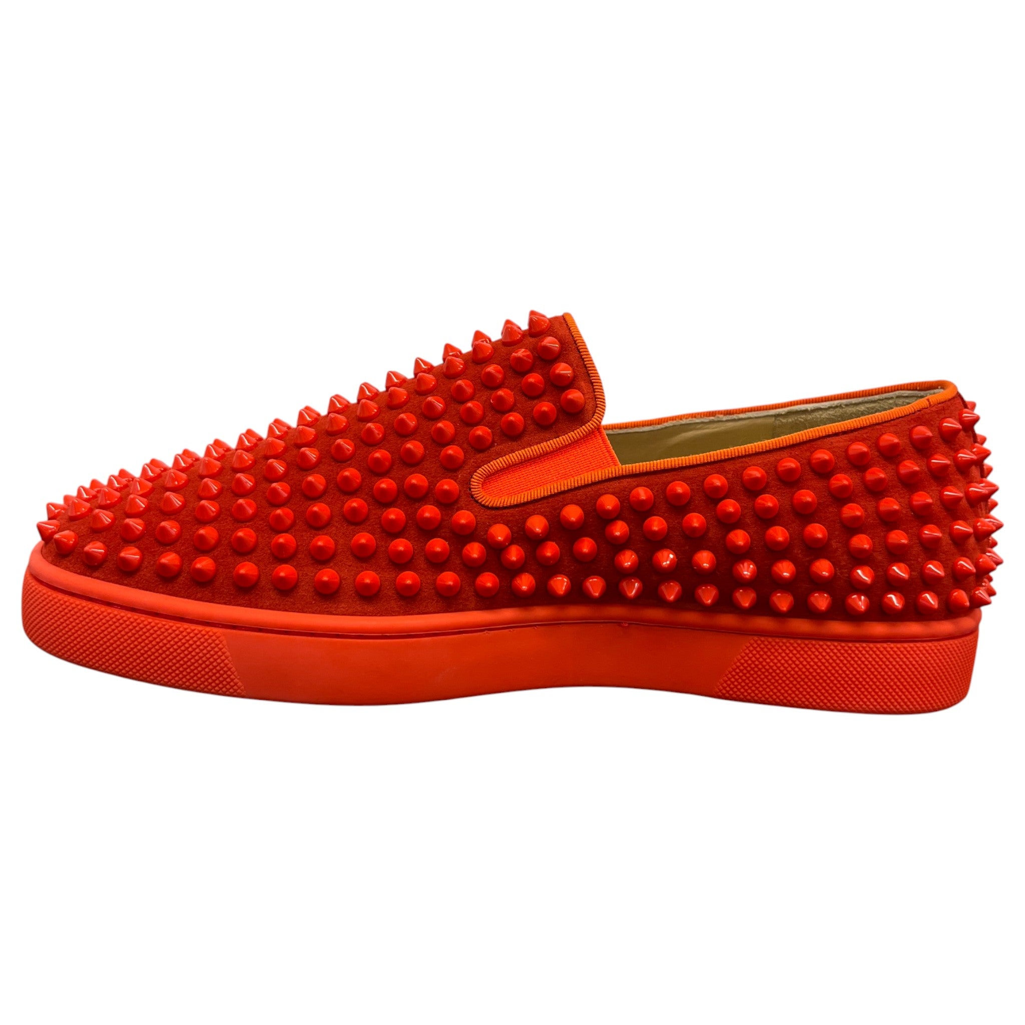 Men's Nazapunta Flat Spikes Loafers Red Size EU 40 / UK 6