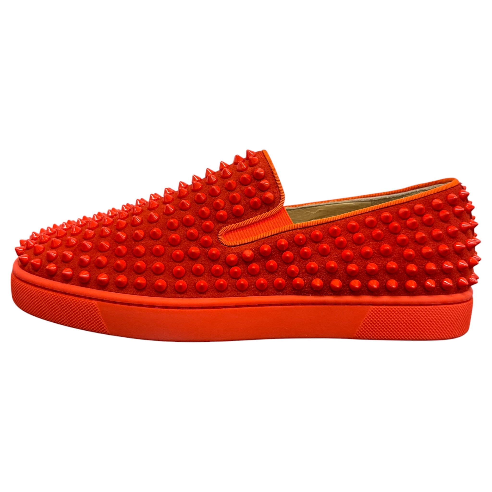 Men's Nazapunta Flat Spikes Loafers Red Size EU 40 / UK 6
