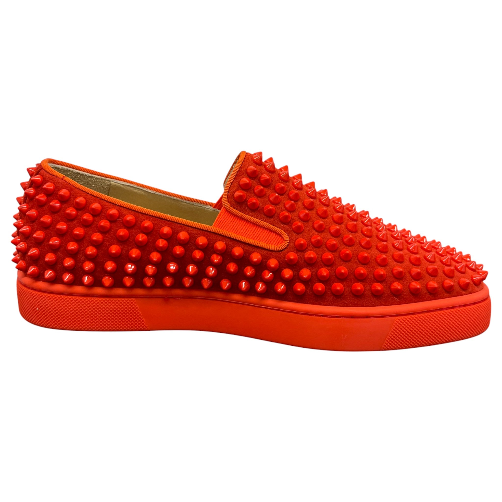 Men's Nazapunta Flat Spikes Loafers Red Size EU 40 / UK 6