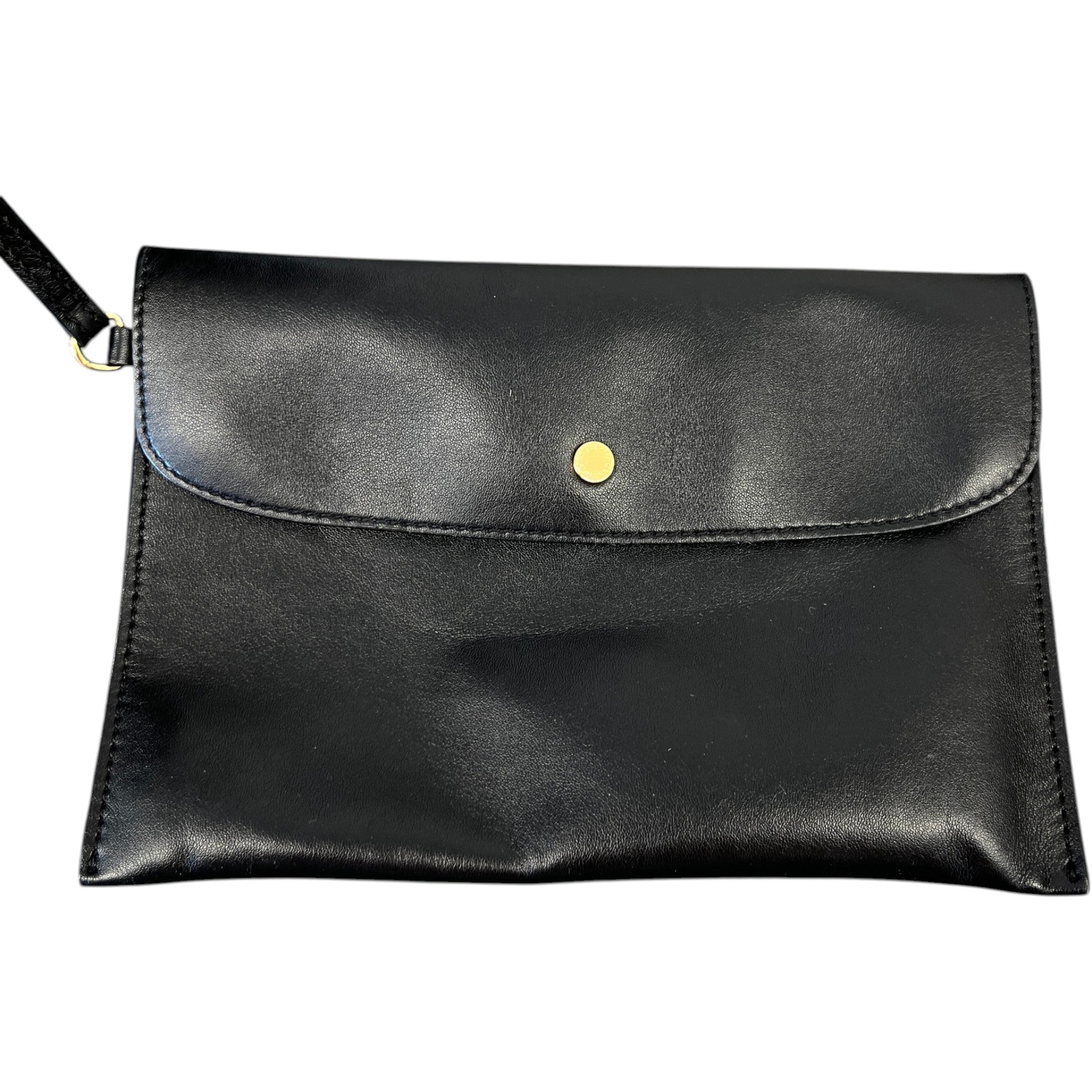 Women's Eco Logo Faux Shearling-Trimmed Bag Black