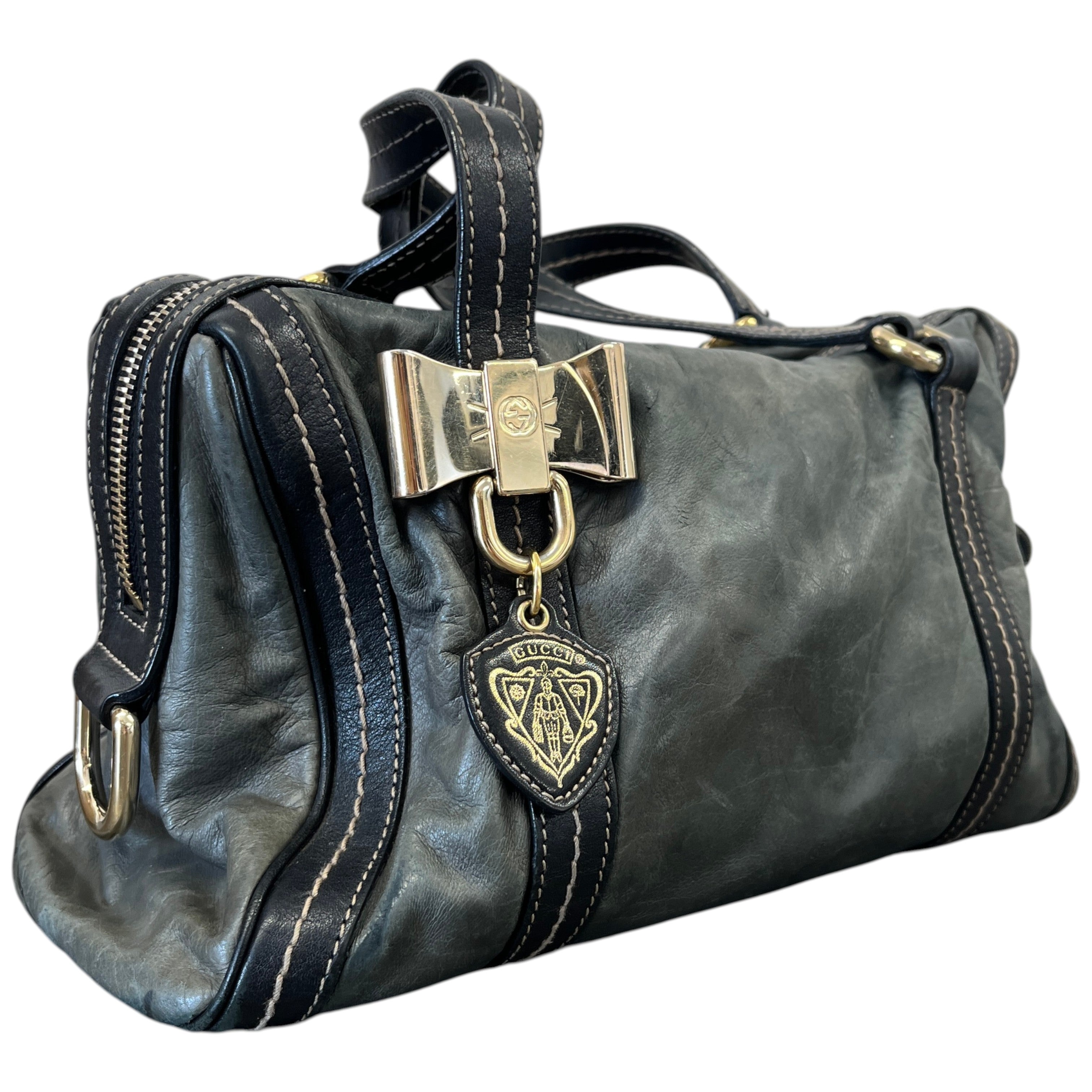Women's Duchessa Boston Handbag Green