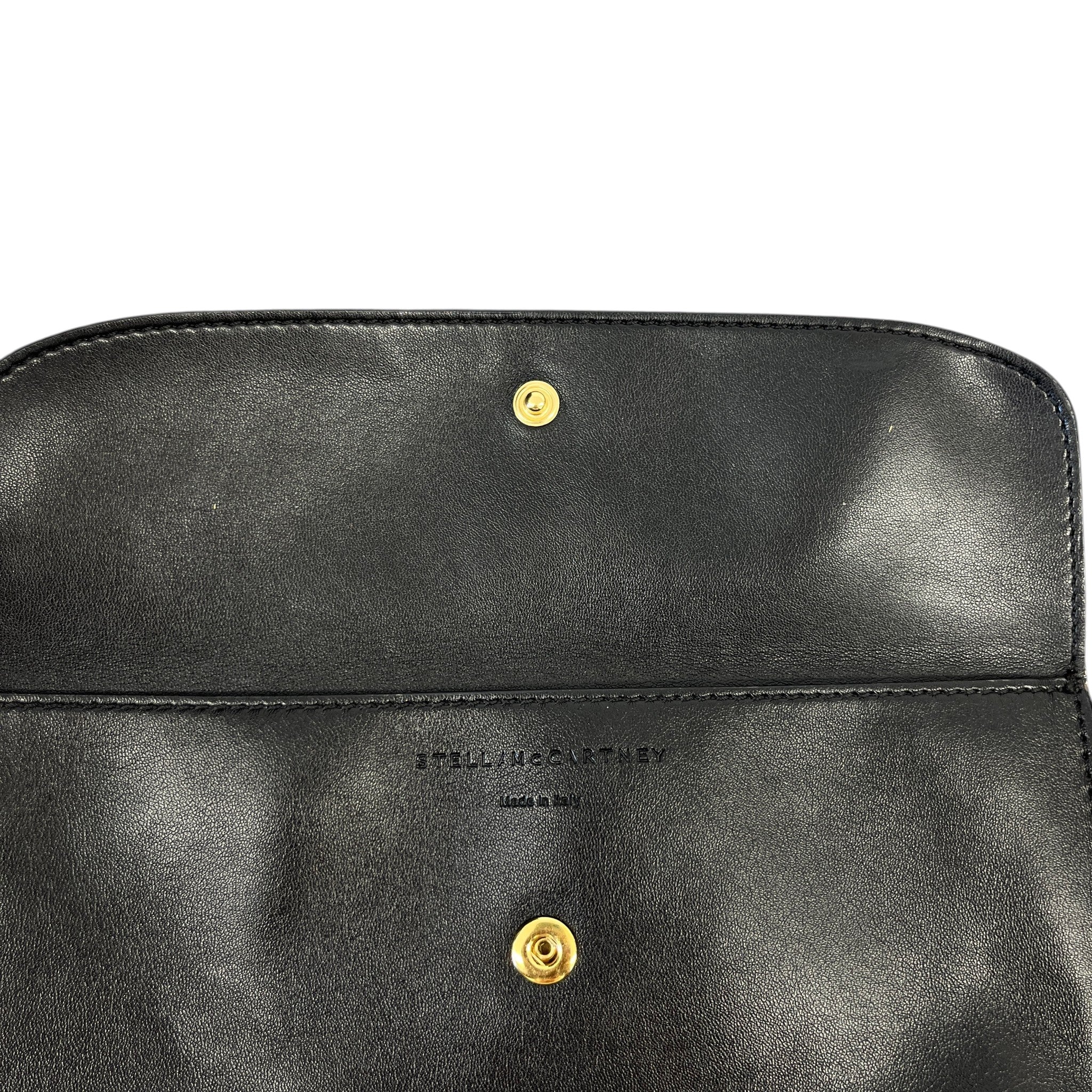 Women's Eco Logo Faux Shearling-Trimmed Bag Black