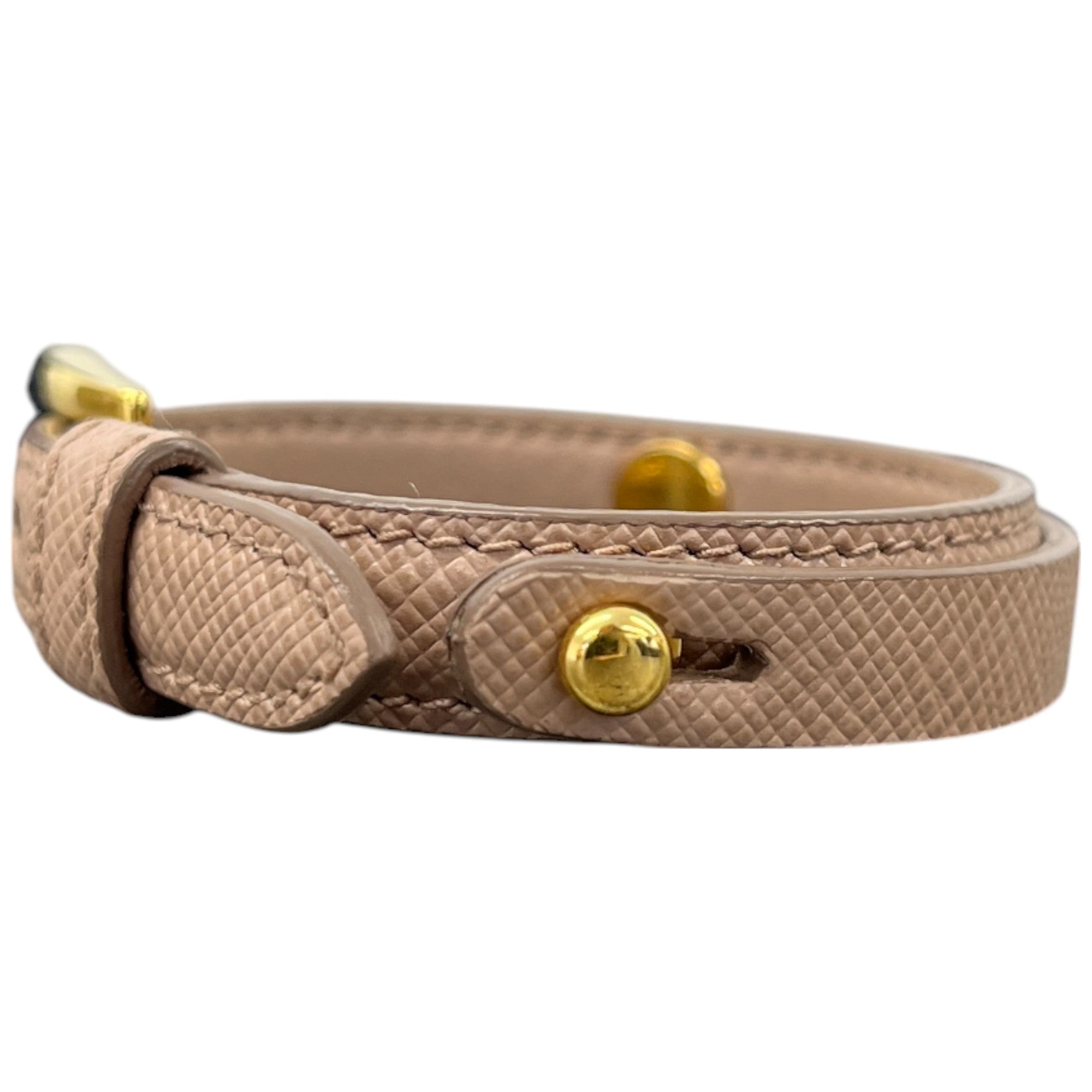 Women's Logo Buckle Bracelet Mauve Size M