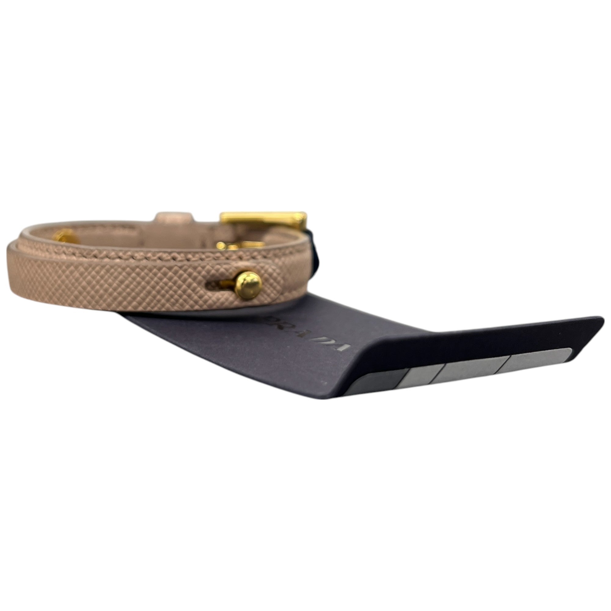 Women's Logo Buckle Bracelet Mauve Size M