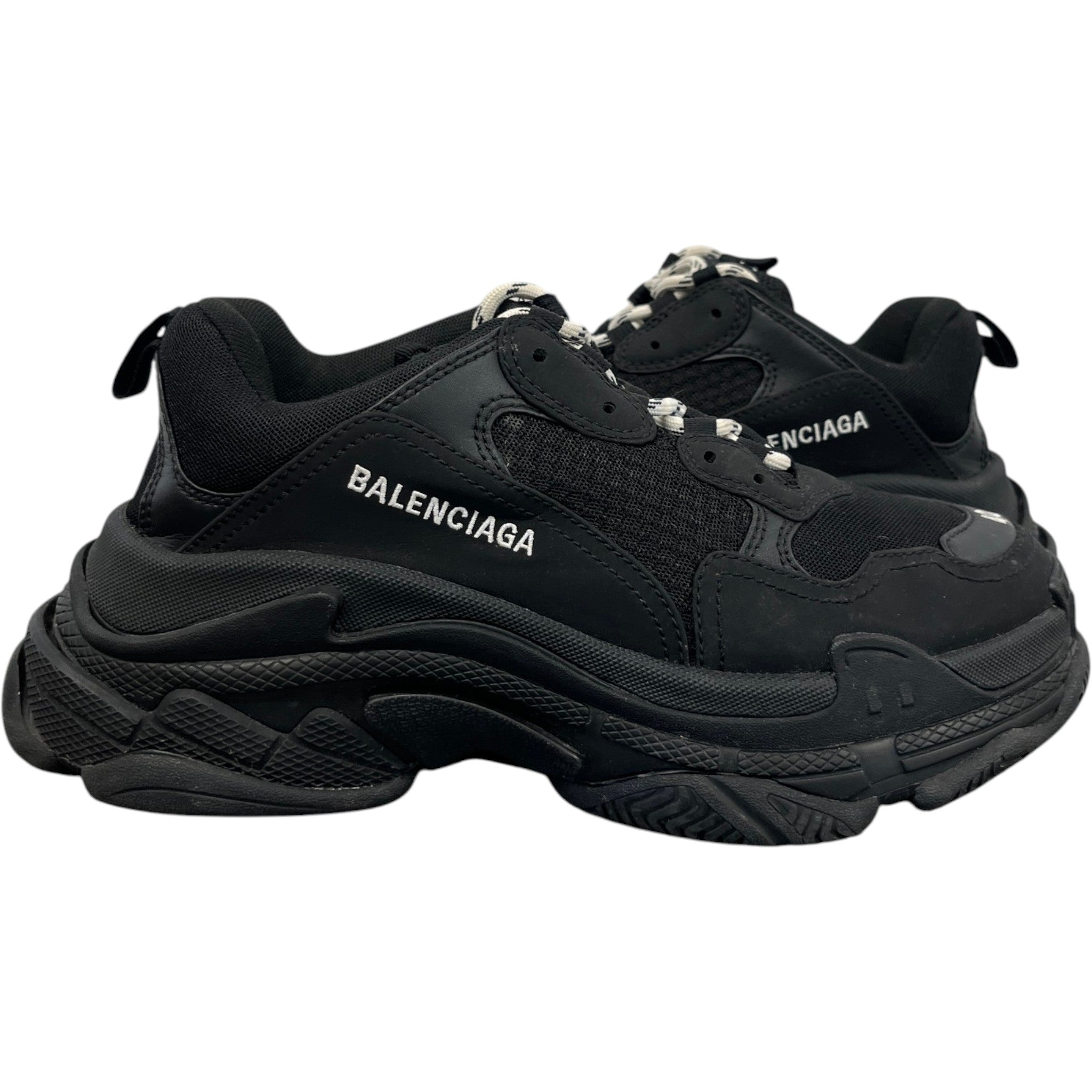 Men's Triple S Low Trainers Black Size EU 40 / UK 6