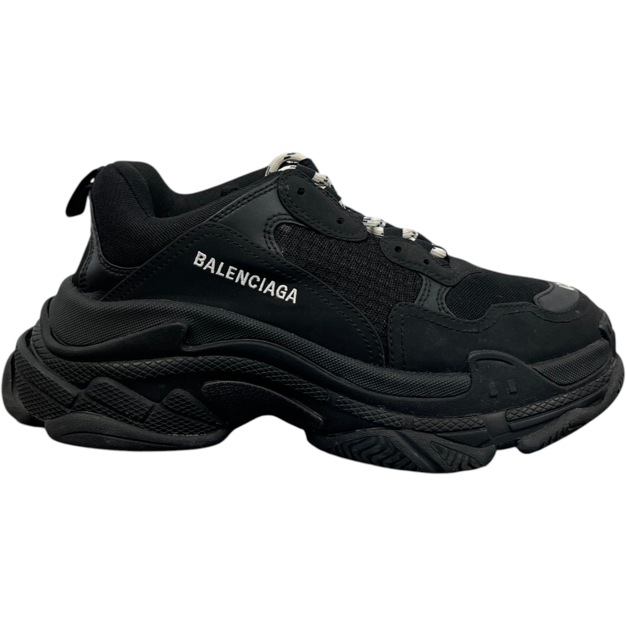 Men's Triple S Low Trainers Black Size EU 40 / UK 6