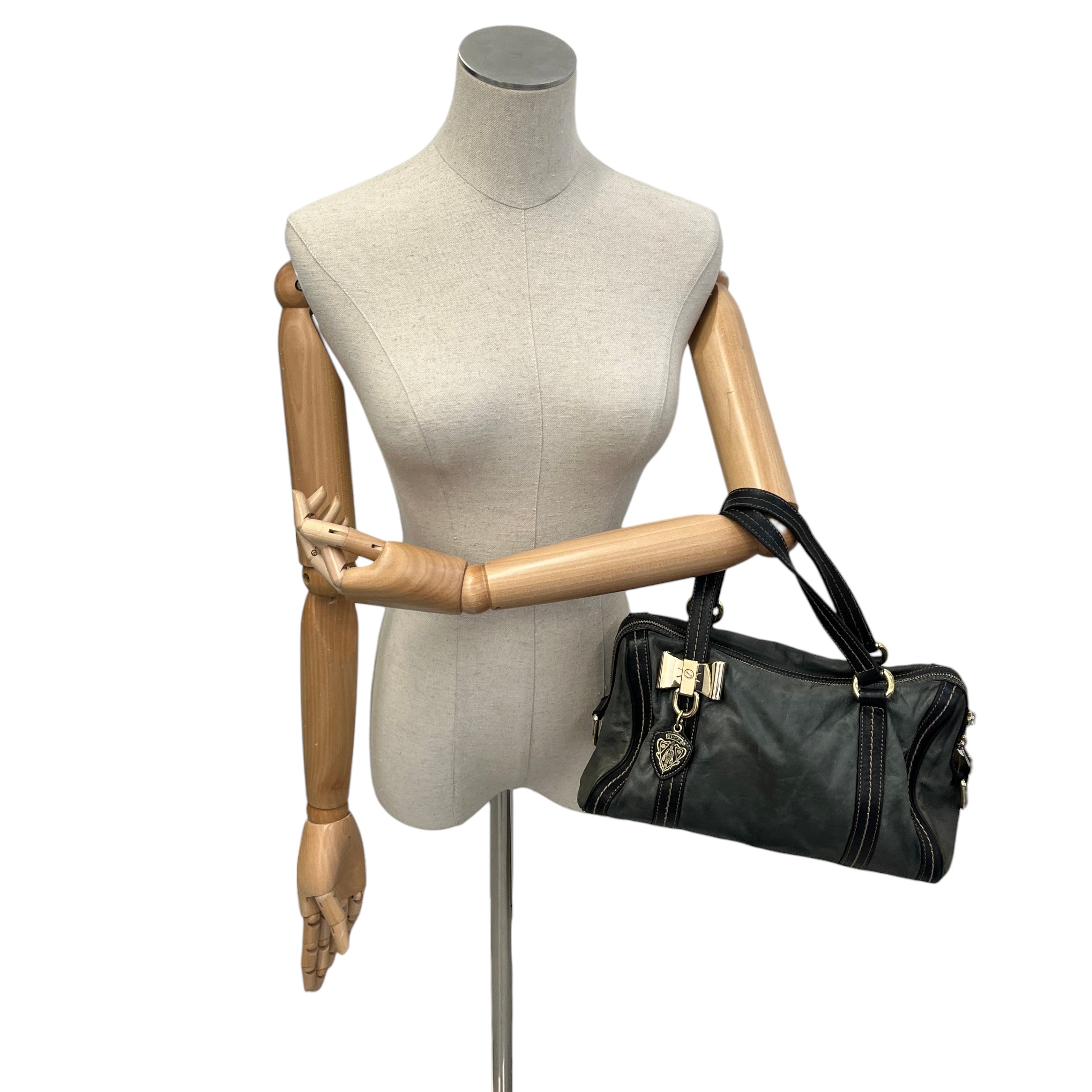 Women's Duchessa Boston Handbag Green