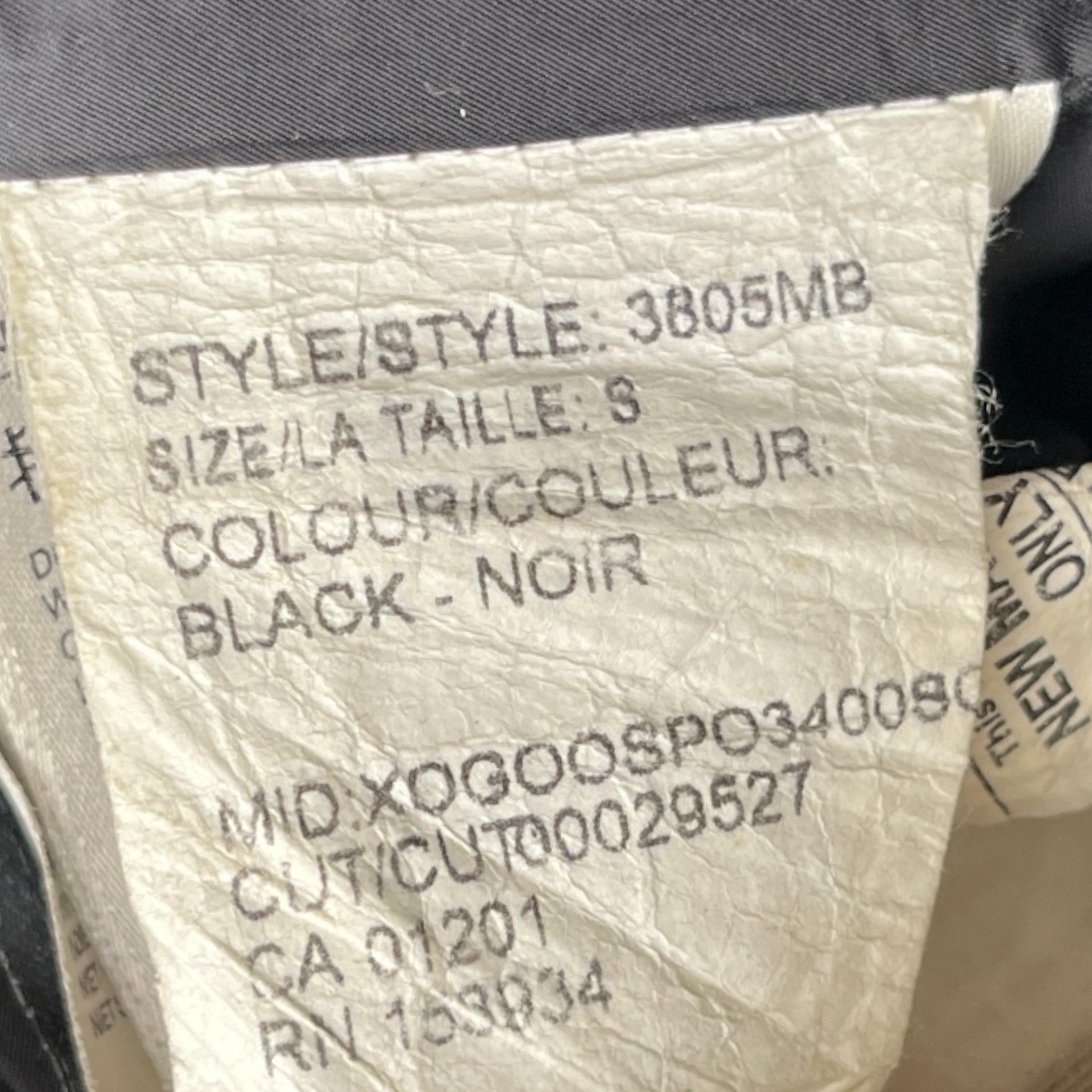 Men's Carson Down Jacket Black Size S