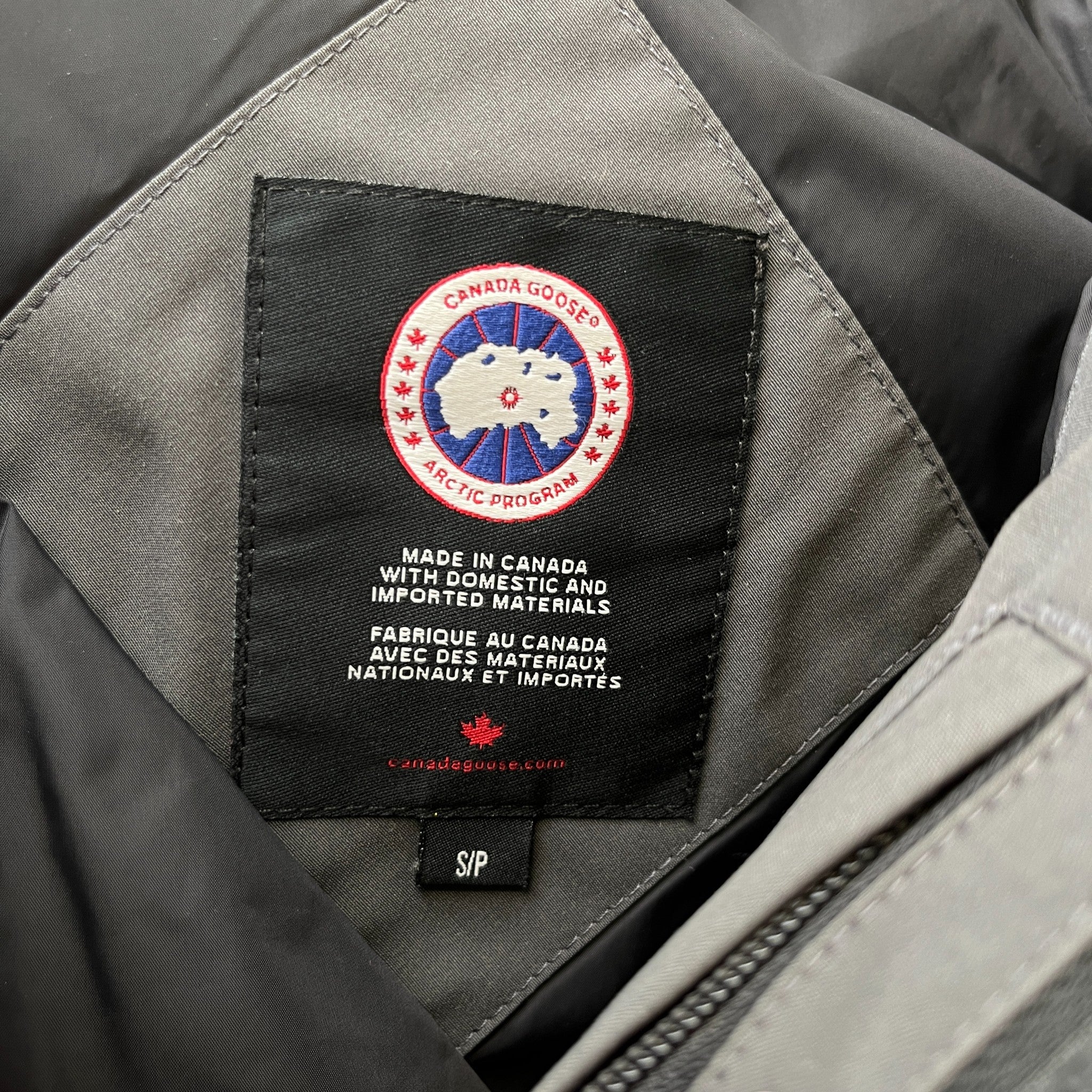 Men's Emory Down Jacket Grey Size S