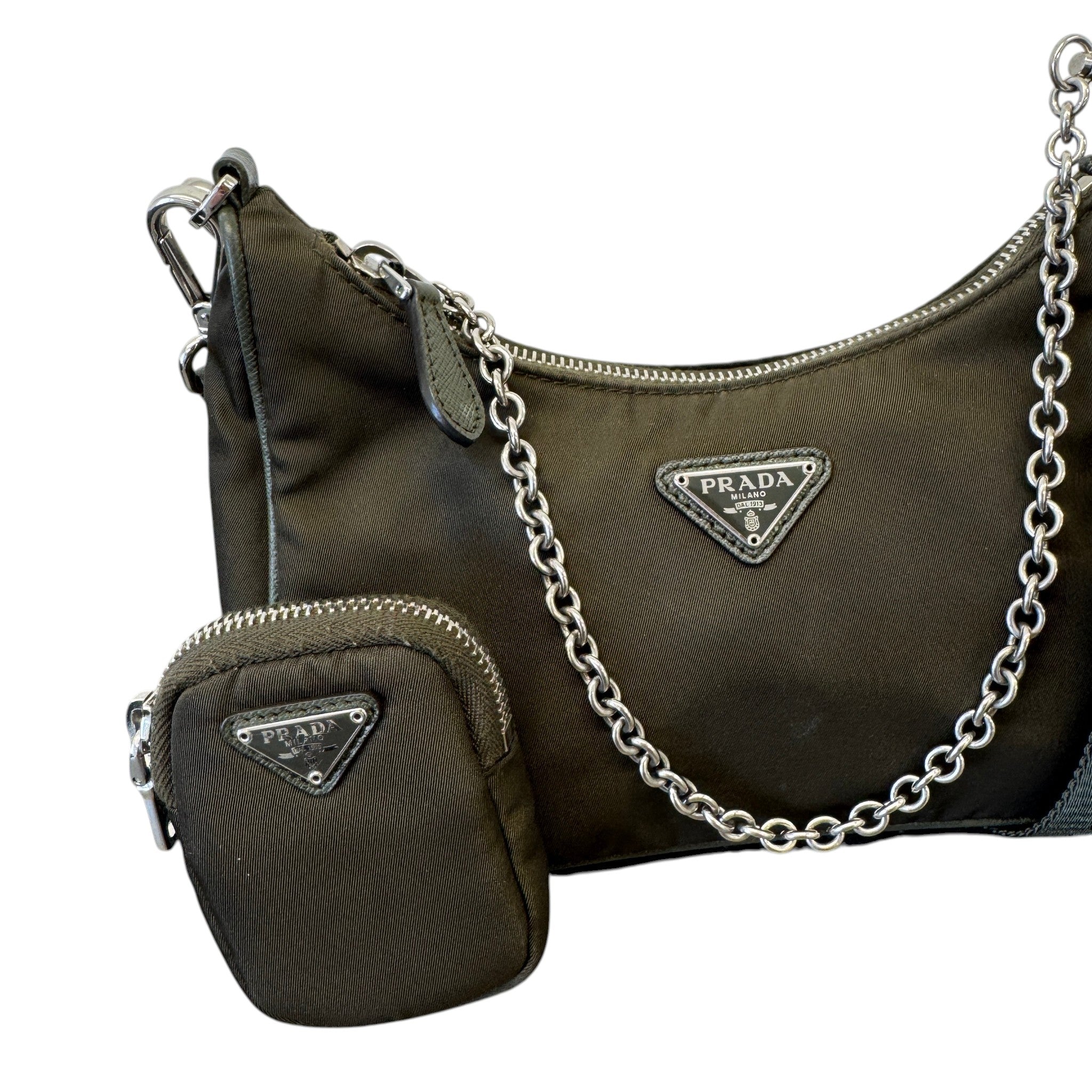 Women's Re-Edition 2005 Re-Nylon Bag Khaki