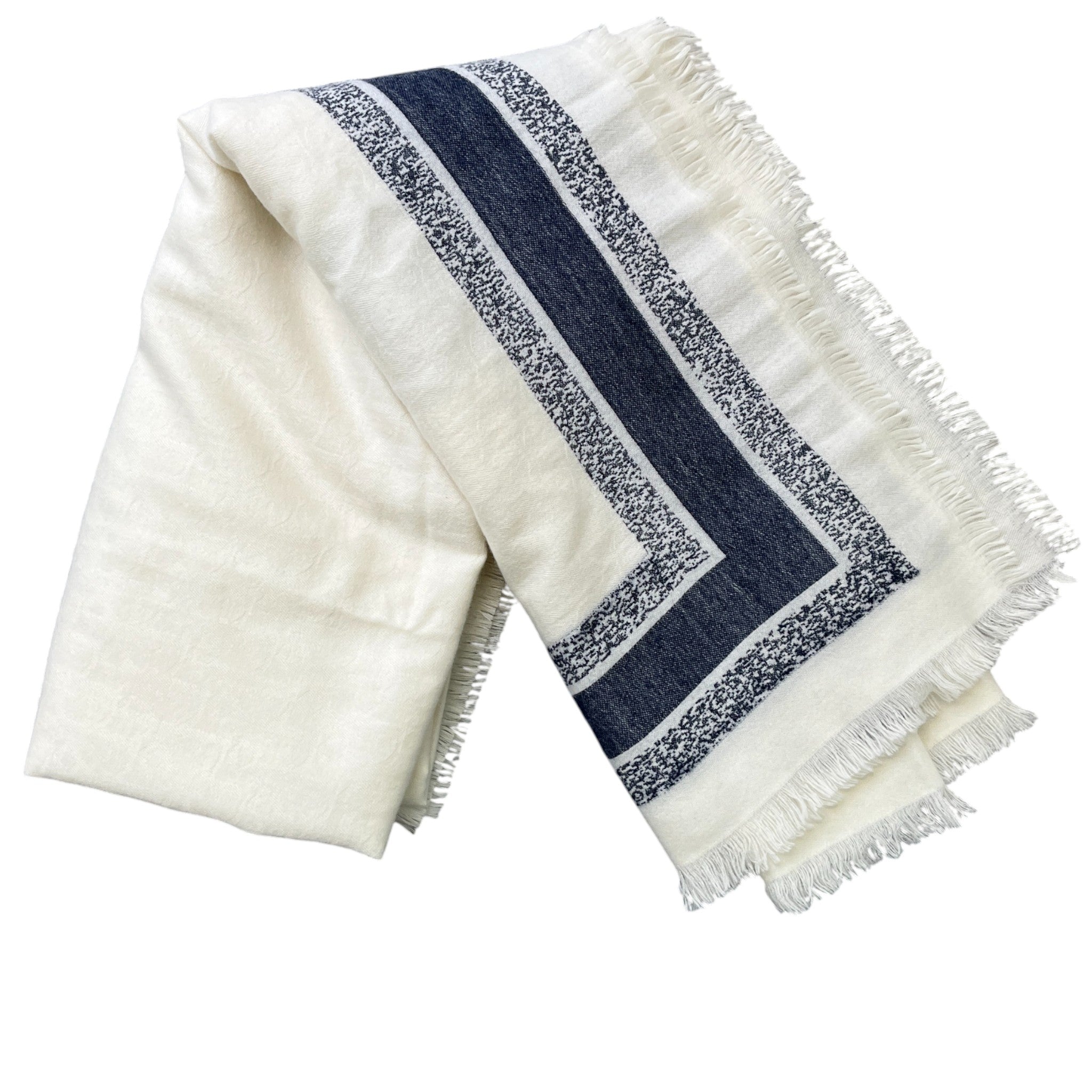 Women's Oblique Scarf Cream