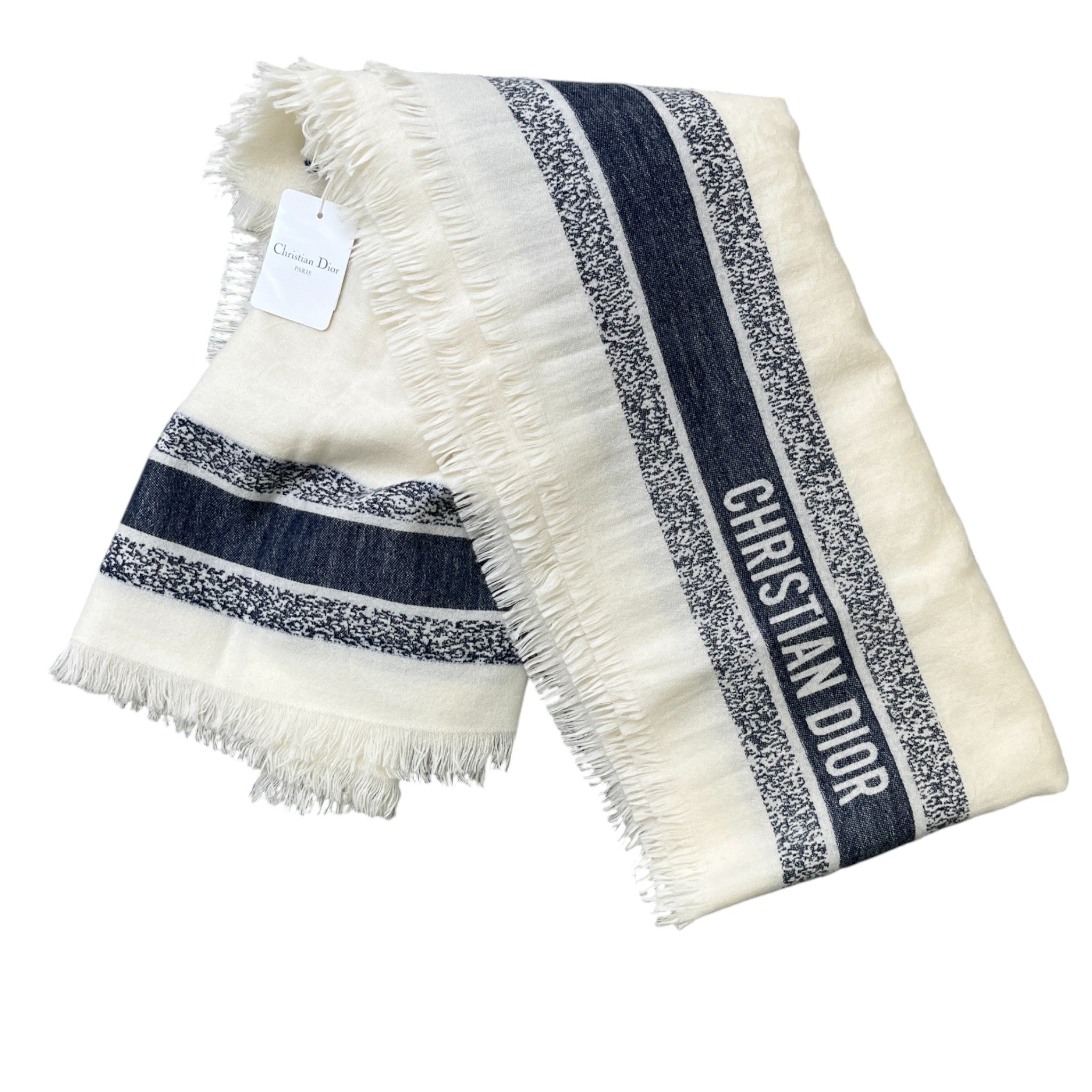 Women's Oblique Scarf Cream