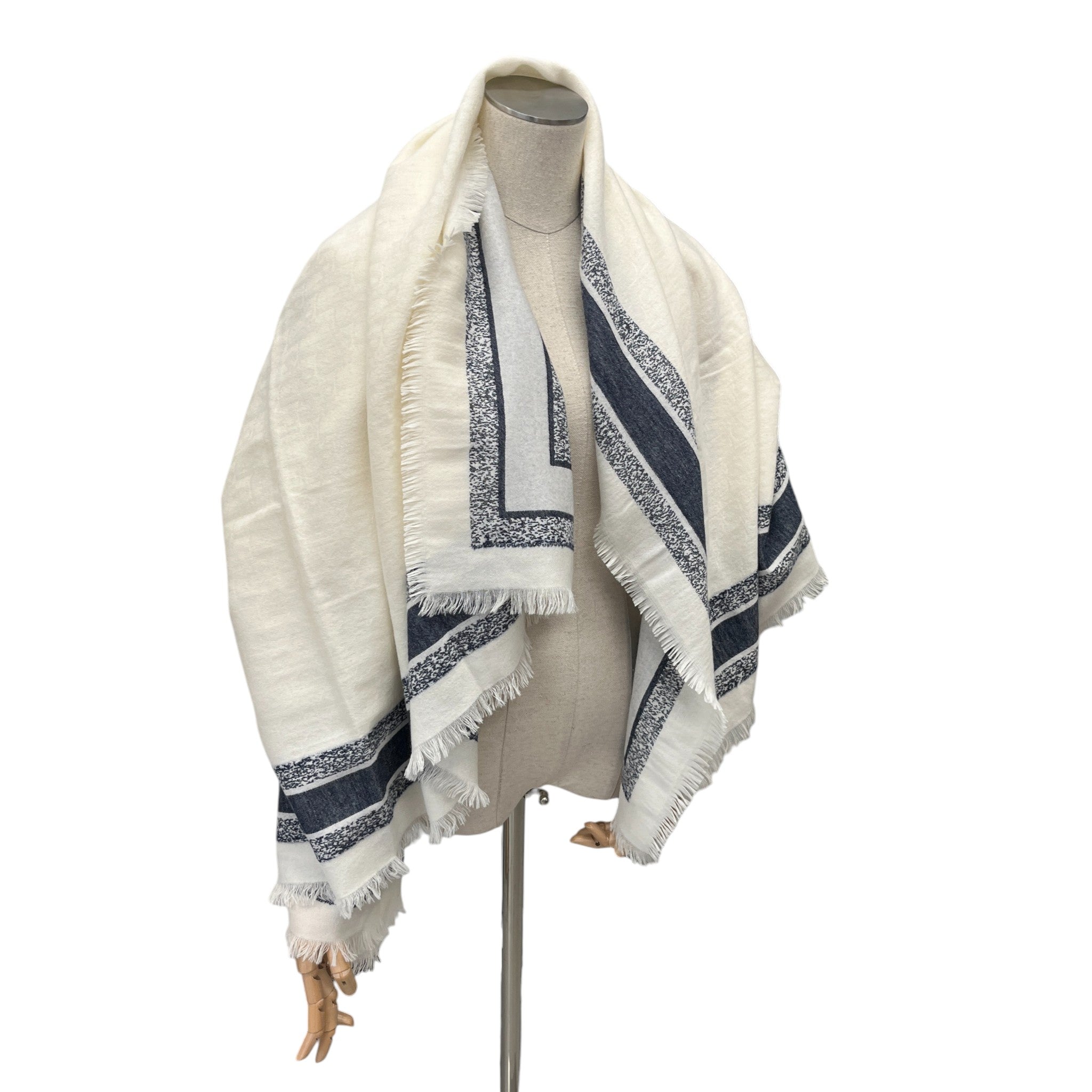 Women's Oblique Scarf Cream