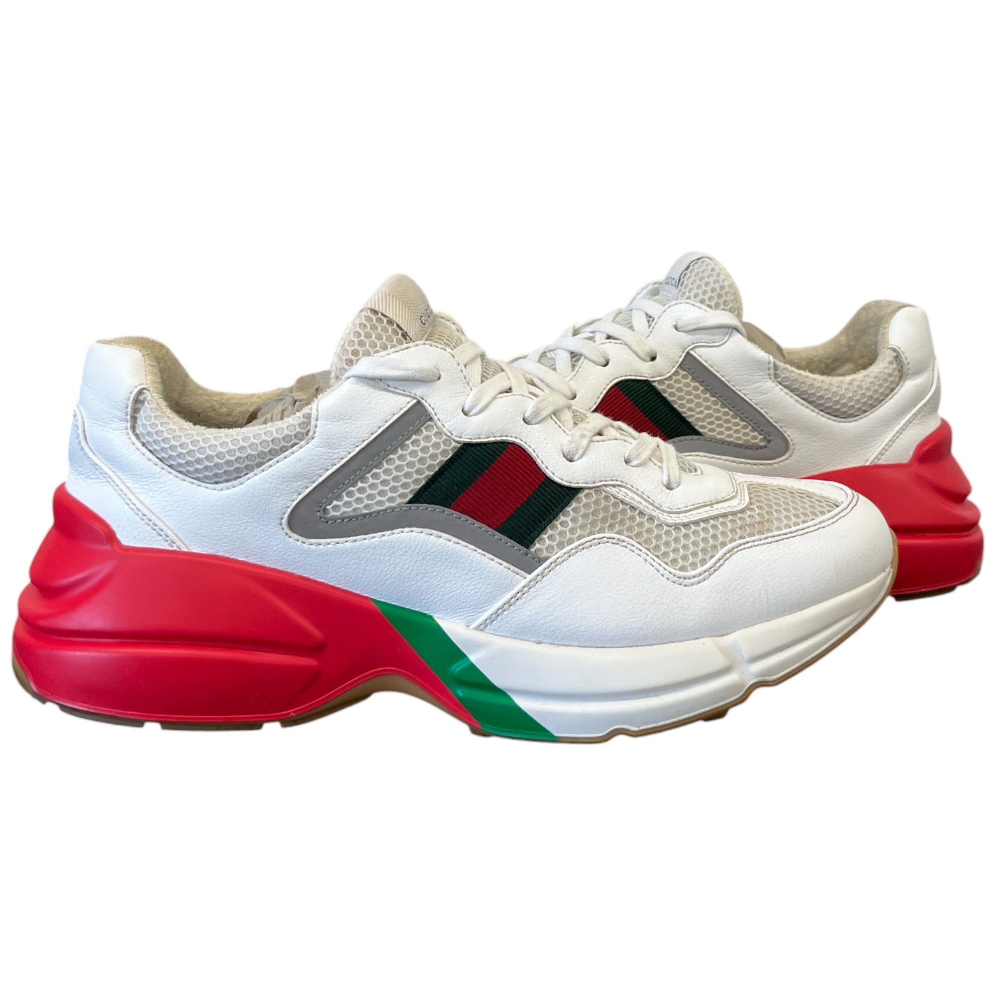 Men's Rhyton Low Trainers White Size EU 43 / UK 9