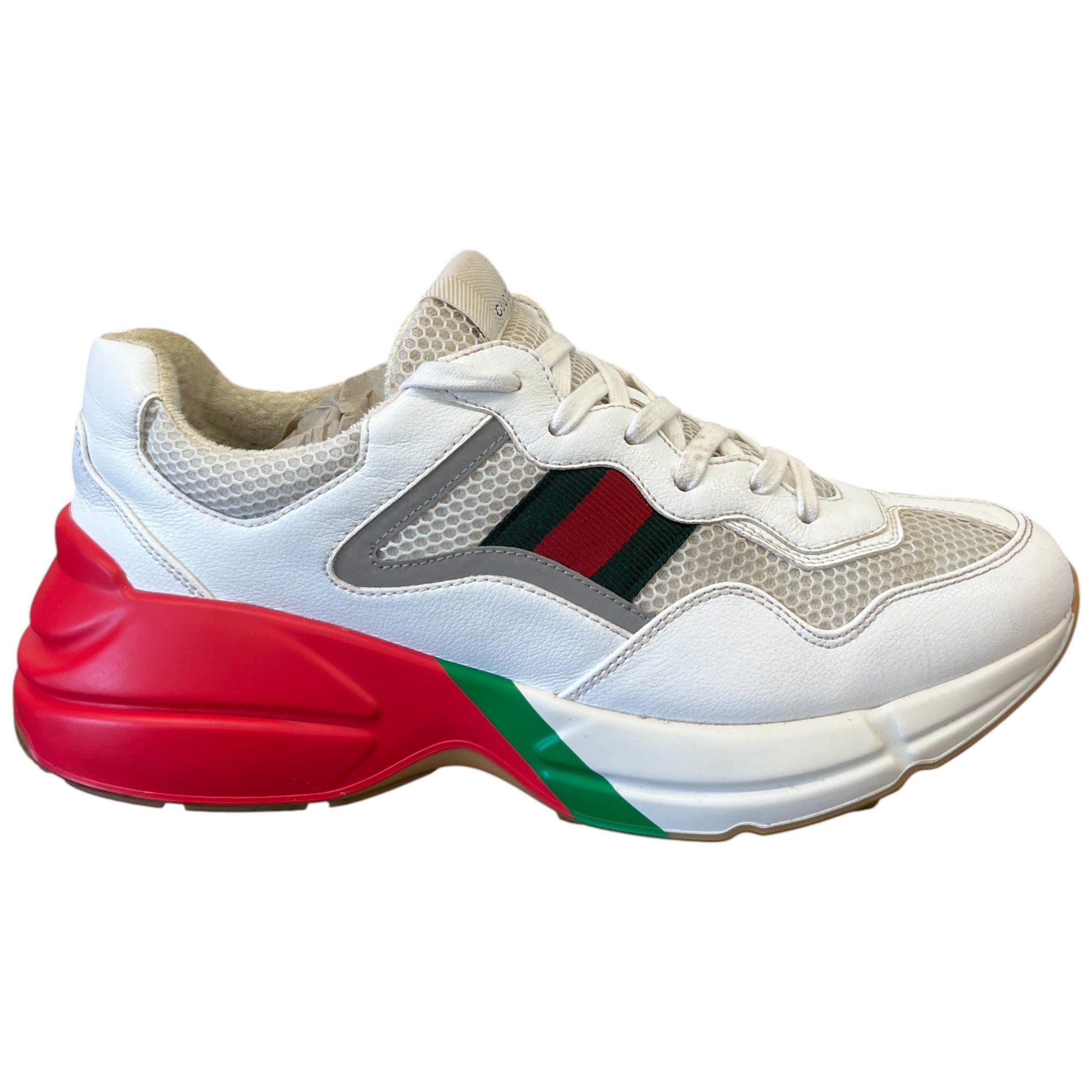 Men's Rhyton Low Trainers White Size EU 43 / UK 9