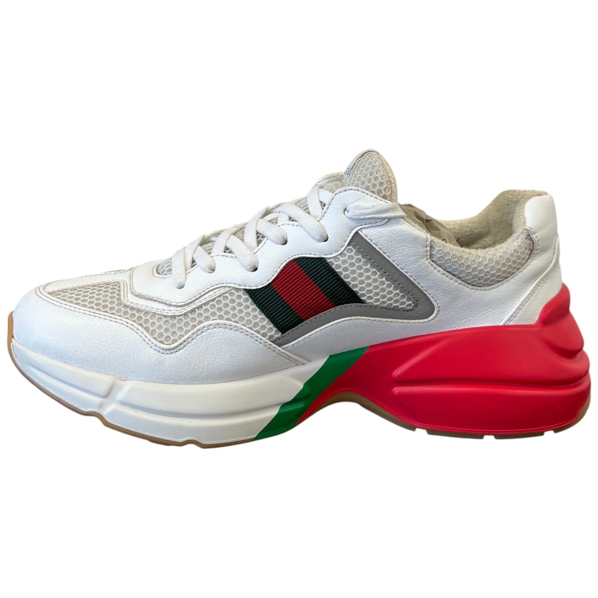 Men's Rhyton Low Trainers White Size EU 43 / UK 9