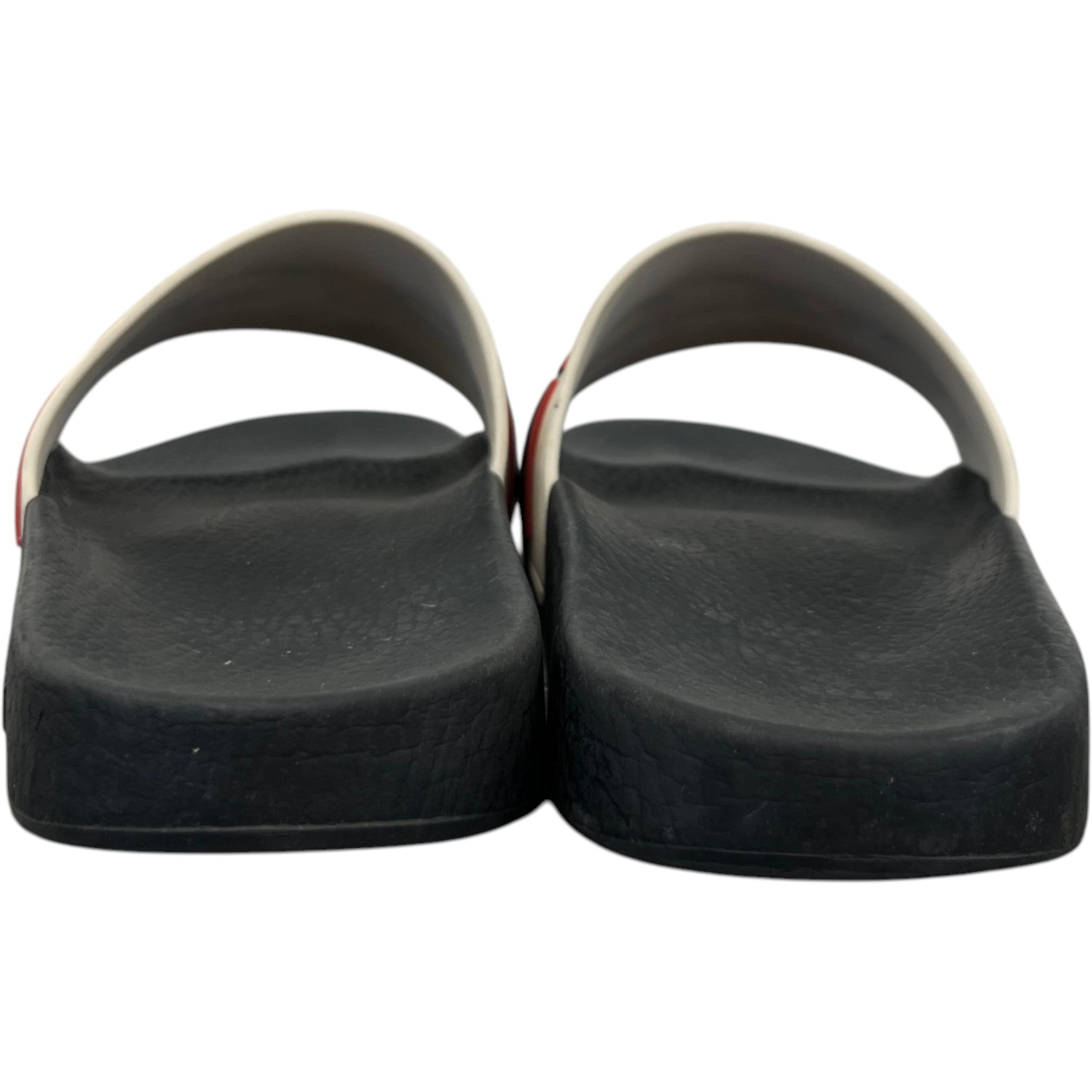 Men's Logo Pool Slides Black Size EU 41 / UK 7