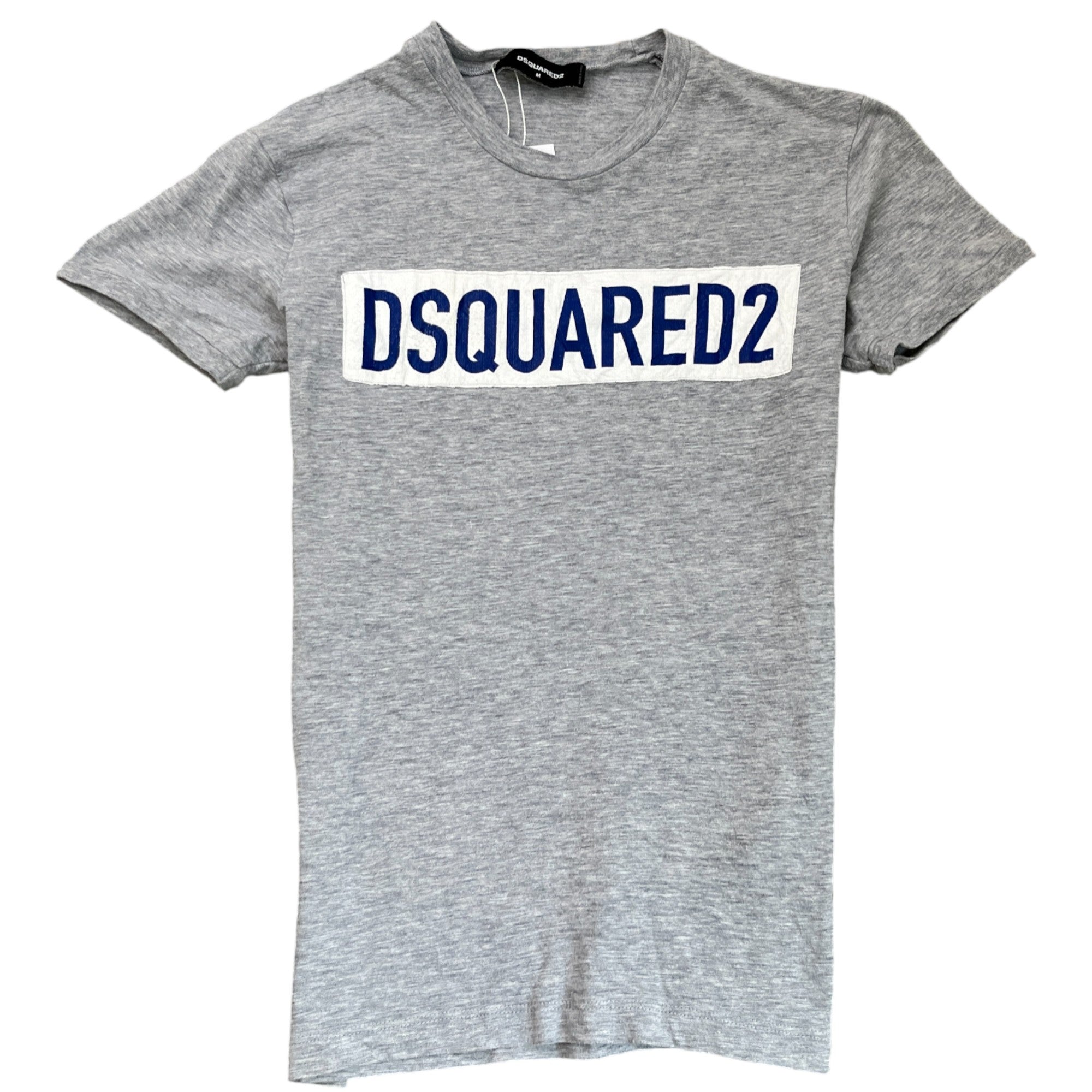 Men's Logo Print T-Shirt Grey Size M