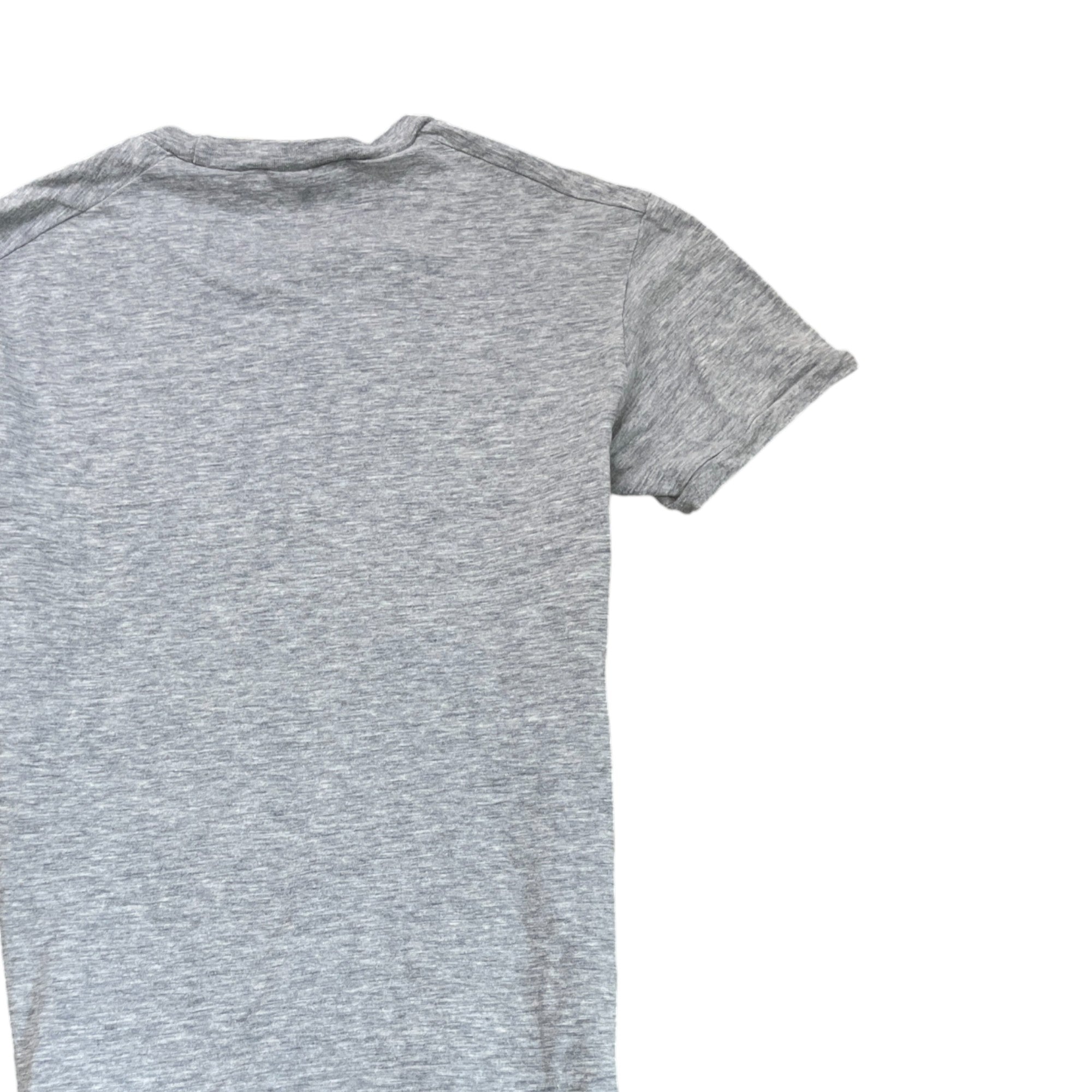 Men's Logo Print T-Shirt Grey Size M