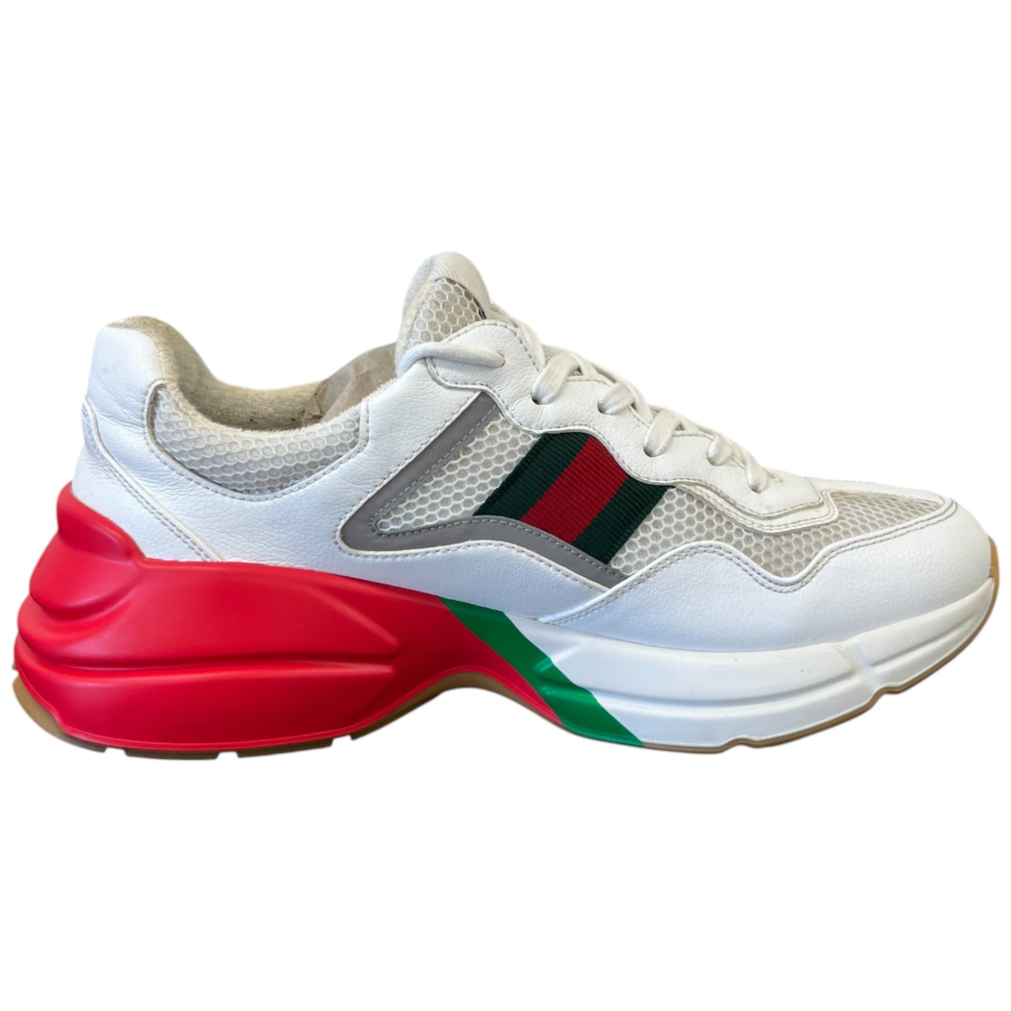 Men's Rhyton Low Trainers White Size EU 43 / UK 9