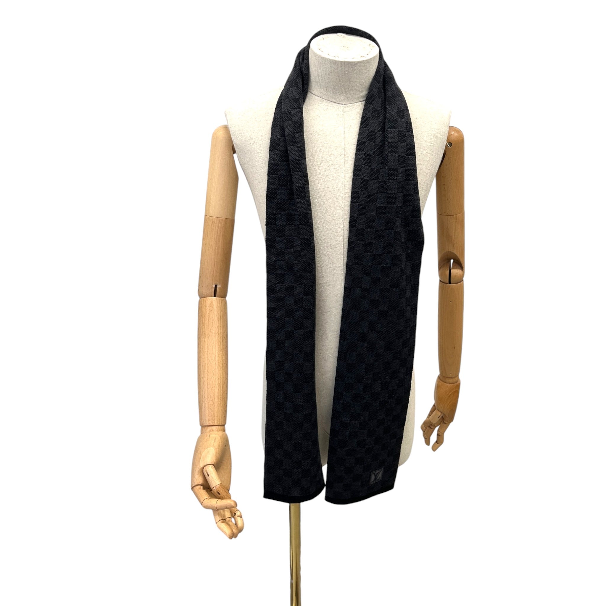 Men's Néo Petit Damier Scarf Grey