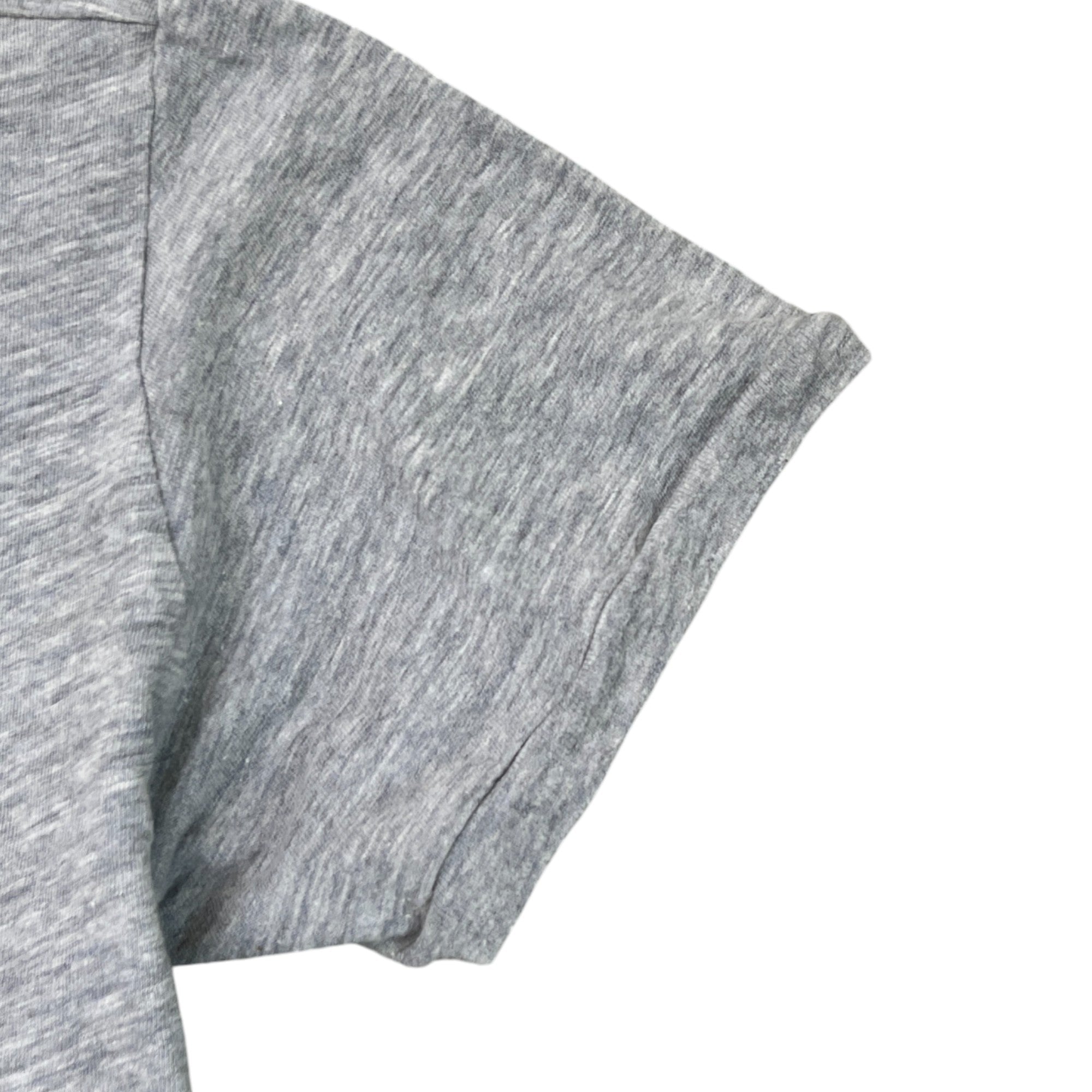 Men's Logo Print T-Shirt Grey Size M