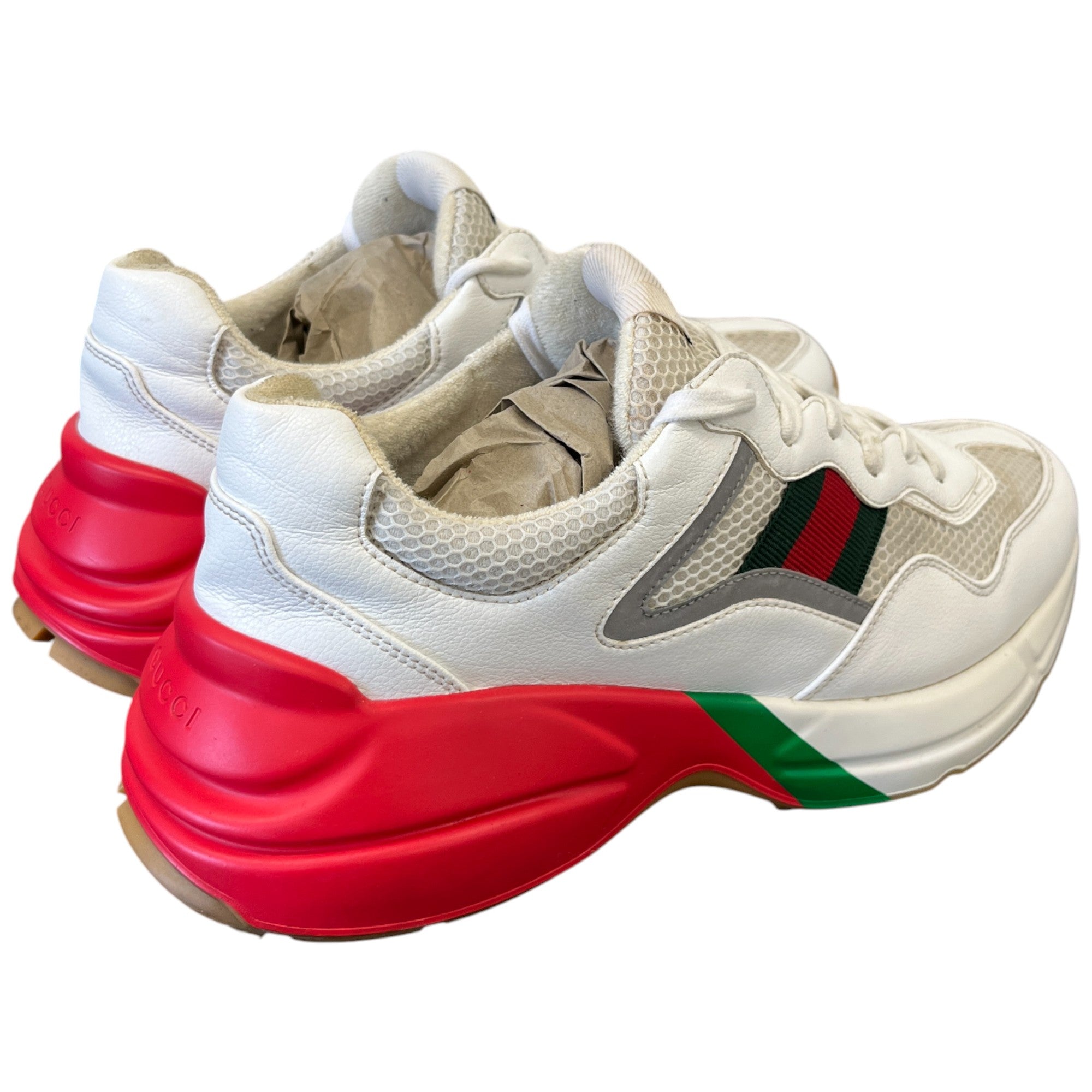 Men's Rhyton Low Trainers White Size EU 43 / UK 9